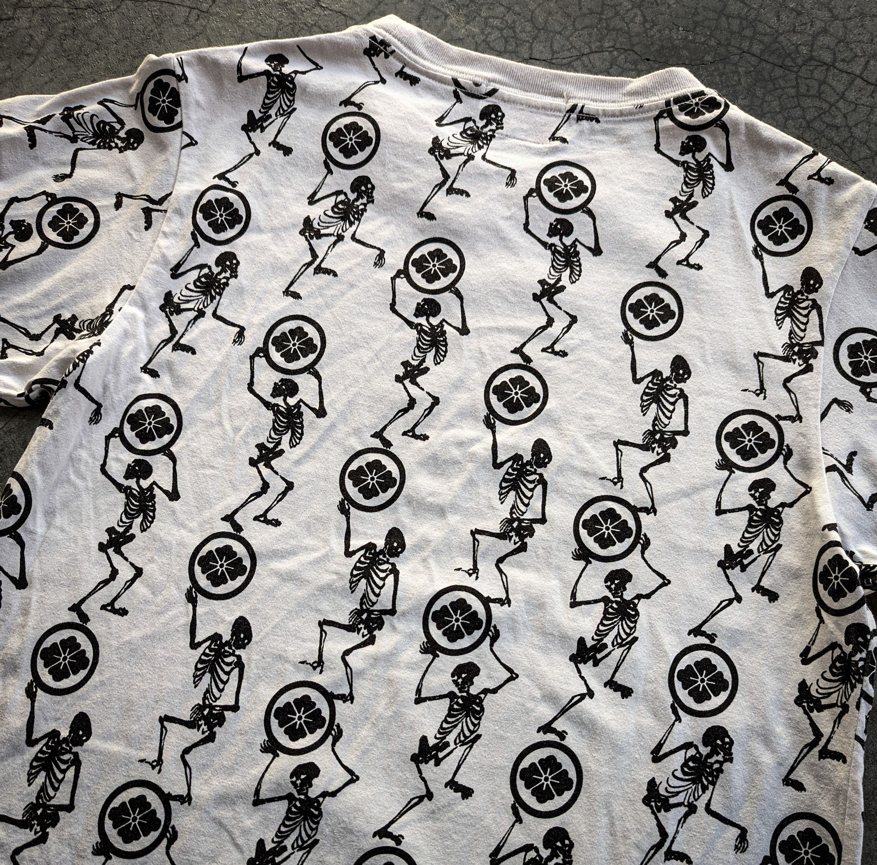 Evisu Evisu Dancing Skull Overprint Tshirt Size US M / EU 48-50 / 2 - 8 Thumbnail