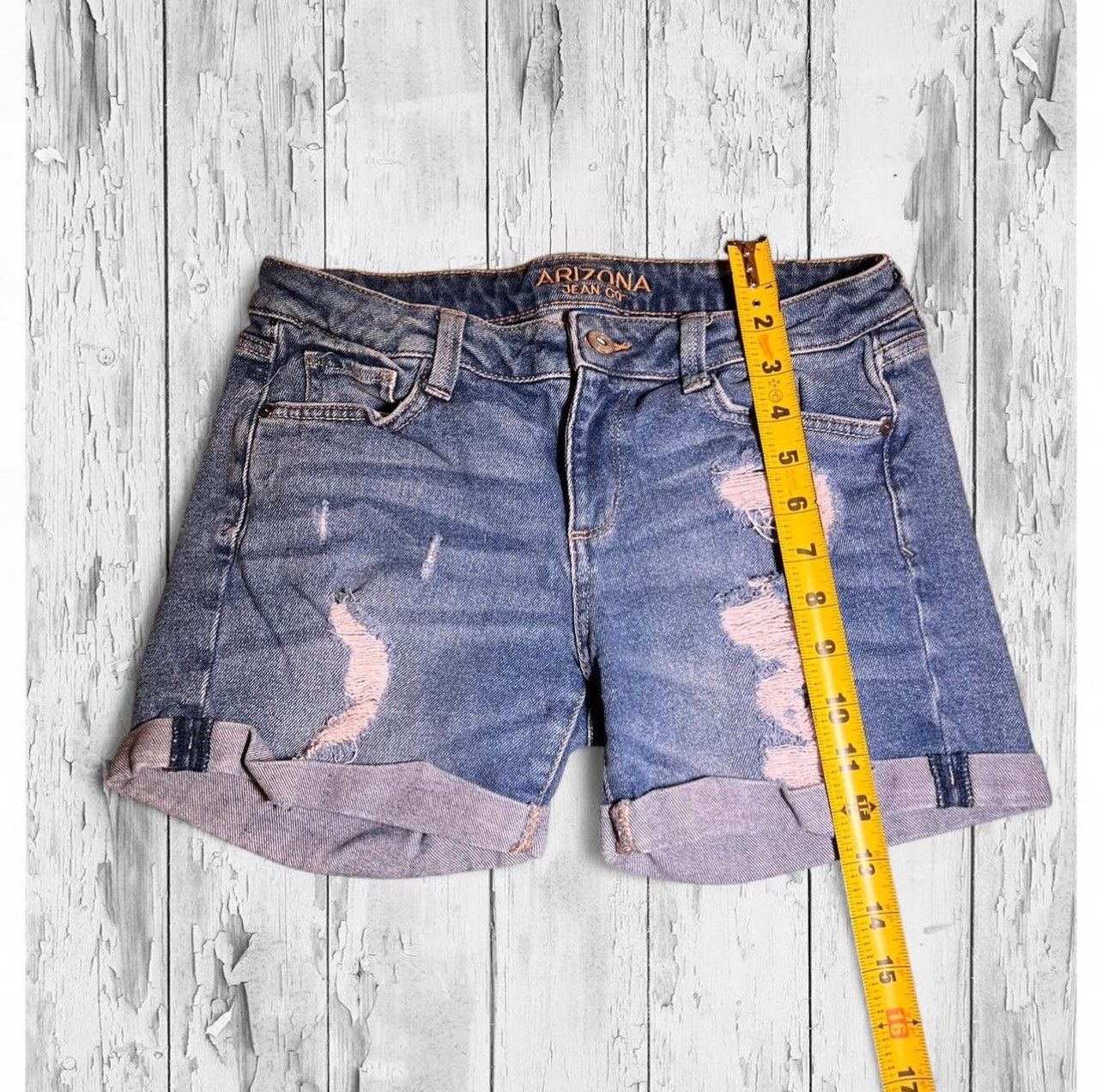 Arizona Jean Co. Distressed denim shorts Size 24" / US 00 / IT 34 - 3 Thumbnail