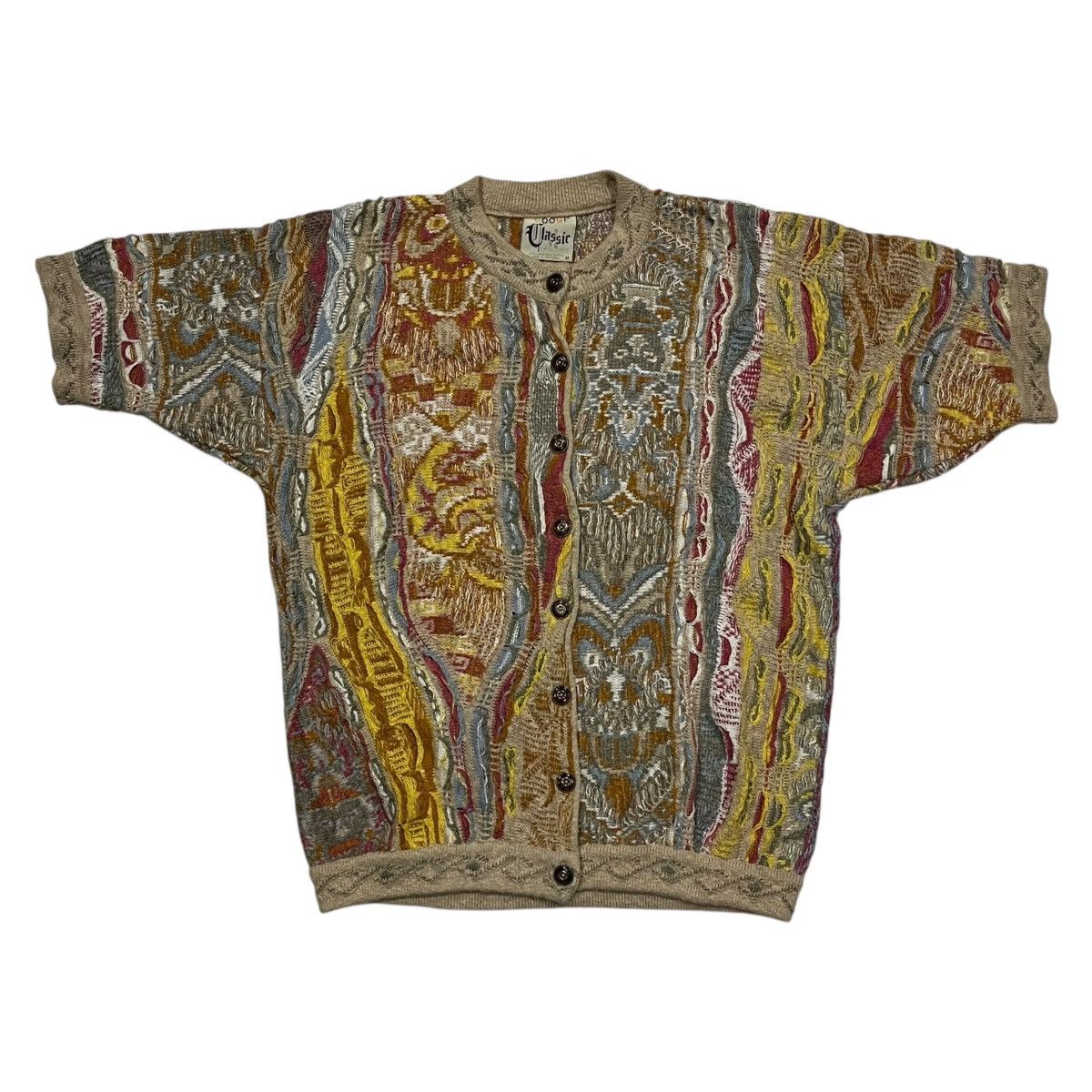 Coogi Vintage Coogi Short Sleeve 3d Knit Size US M / EU 48-50 / 2 - 2 Thumbnail