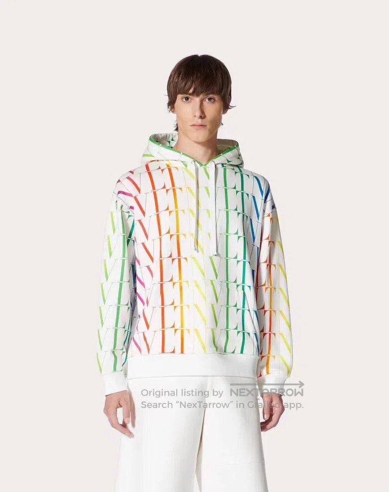 Valentino Valentino Colourful letter logo printed hooded sweatshirt Size US M / EU 48-50 / 2 - 5 Thumbnail