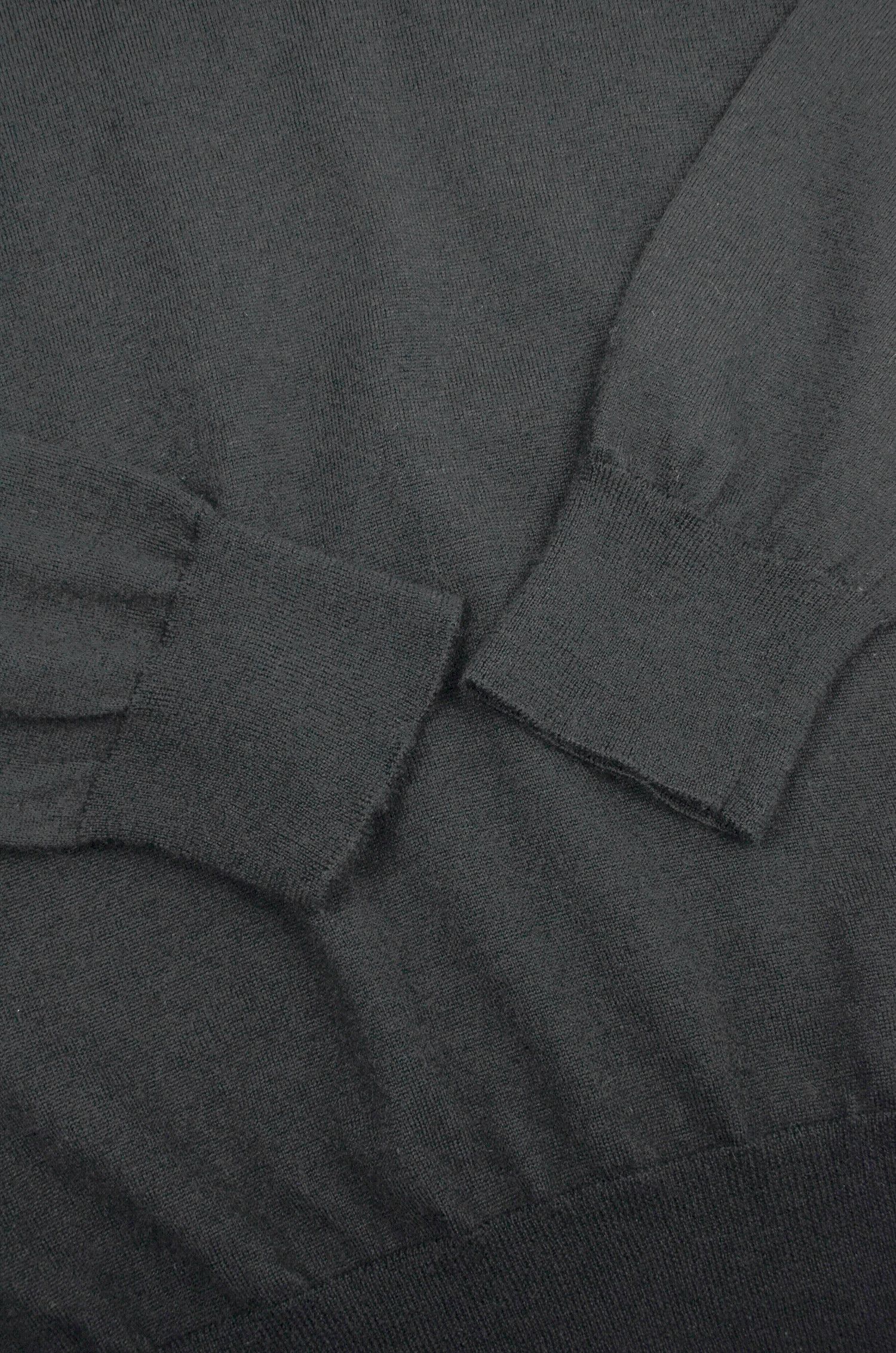 Prada Prada Black Wool Knit Polo Sweater - Size L Size US L / EU 52-54 / 3 - 3 Thumbnail
