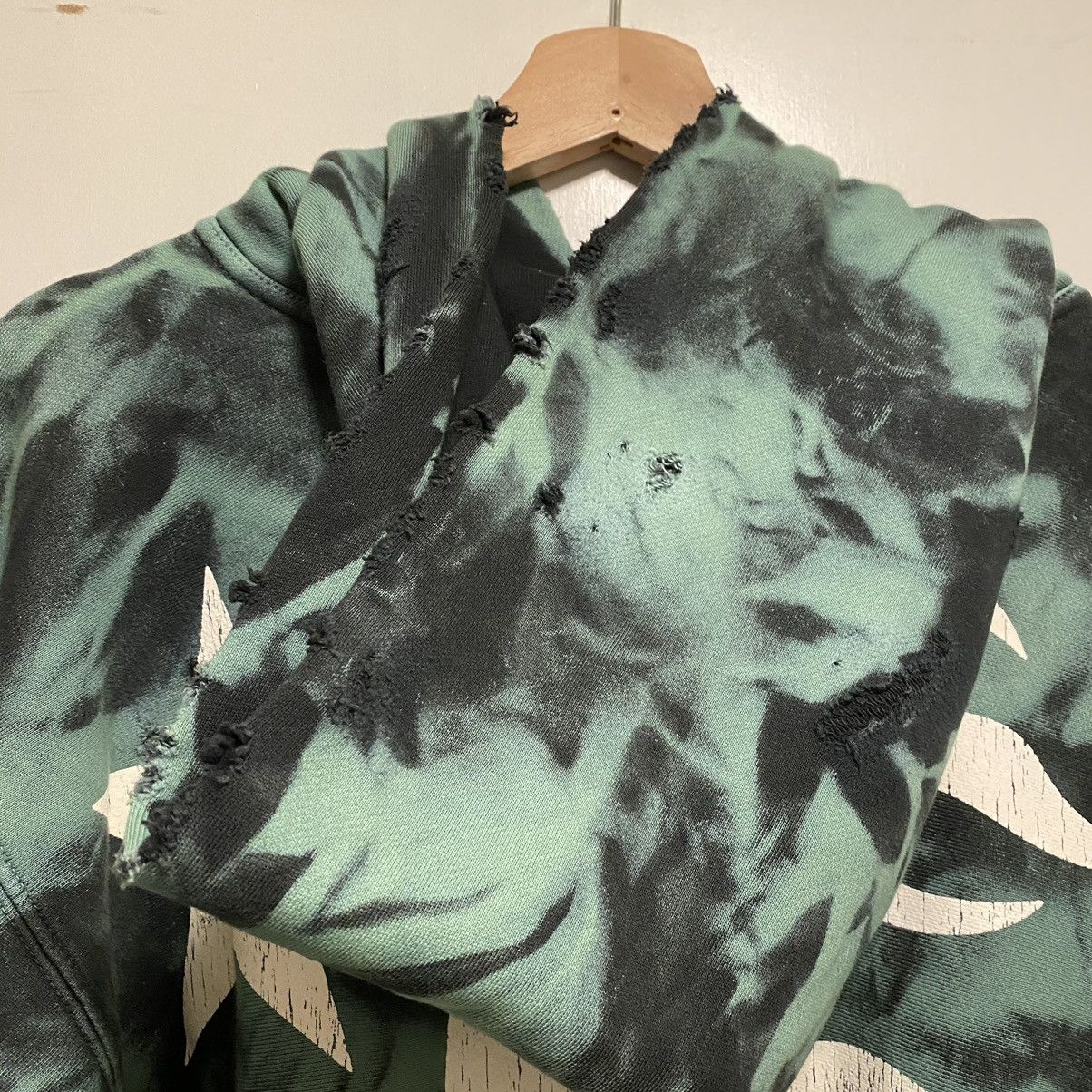 HELLSTAR Hellstar Lava No Guts Marble Paradise Hoodie Green Black Size US S / EU 44-46 / 1 - 4 Thumbnail