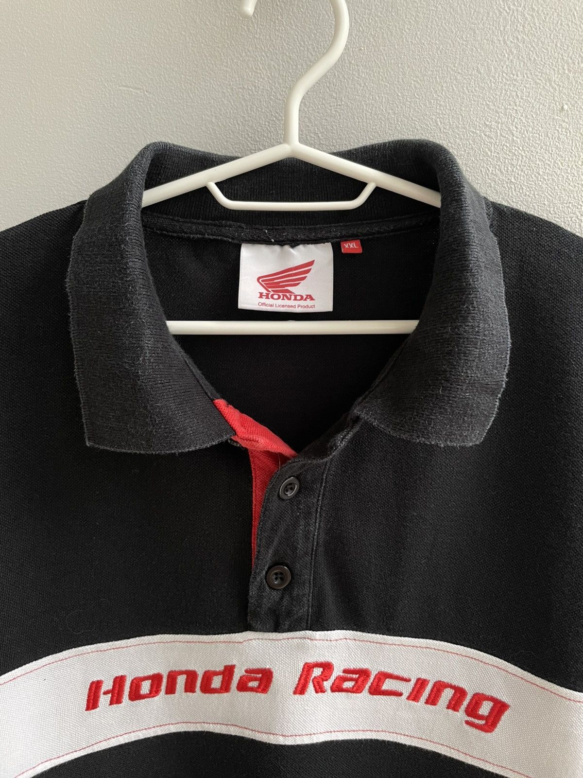 Formula 1 Vintage 90s Honda Racing Polo T Shirt Tee F1 Formula One Size US XXL / EU 58 / 5 - 3 Thumbnail