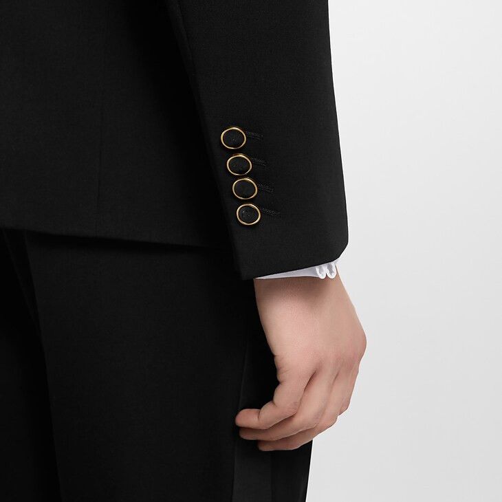 Louis Vuitton Single-Breasted Tuxedo Jacket - 50 M Size 50R - 7 Thumbnail
