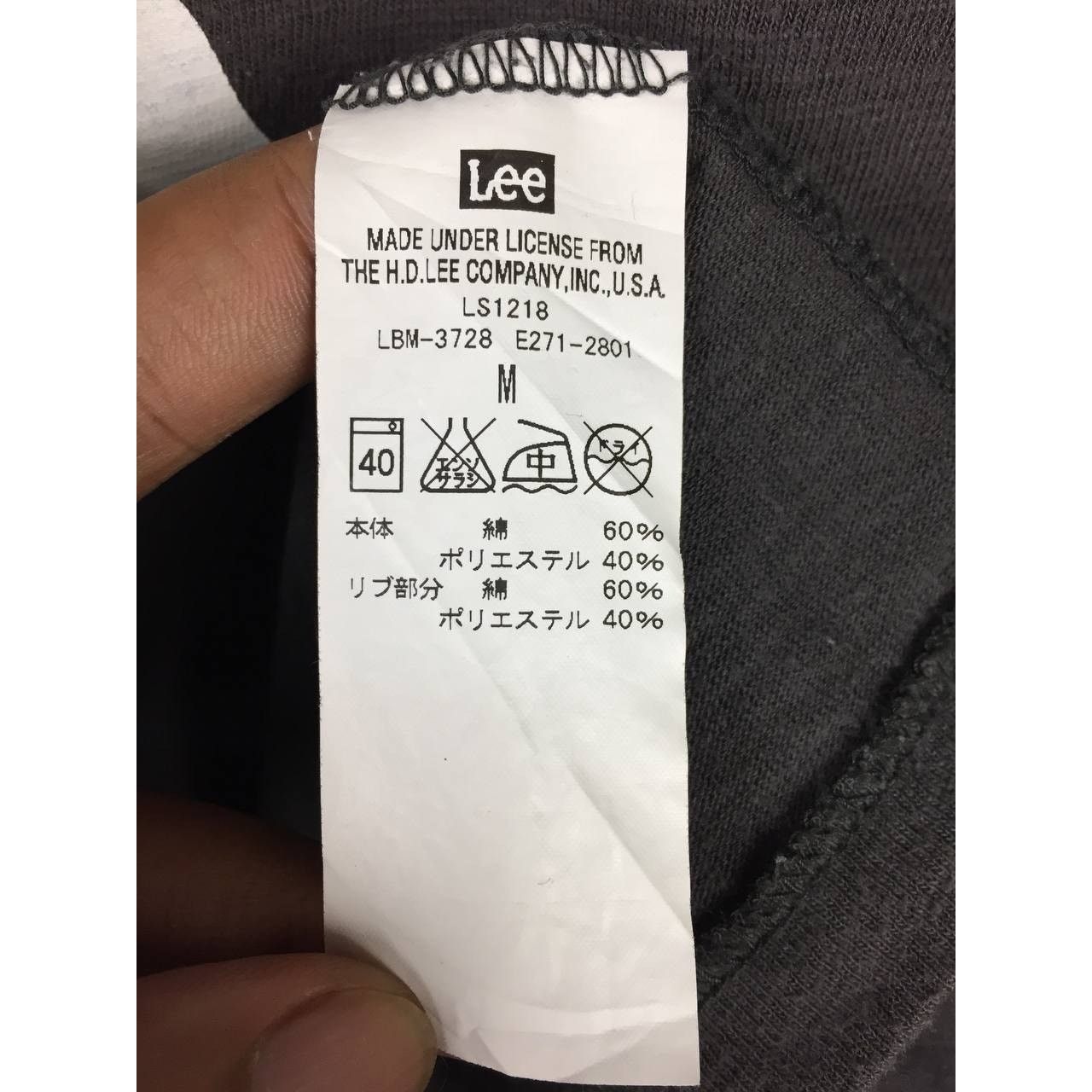 Lee × Vintage LEE Spell Out Logo Union Made Durabilt Tee Size US S / EU 44-46 / 1 - 13 Thumbnail