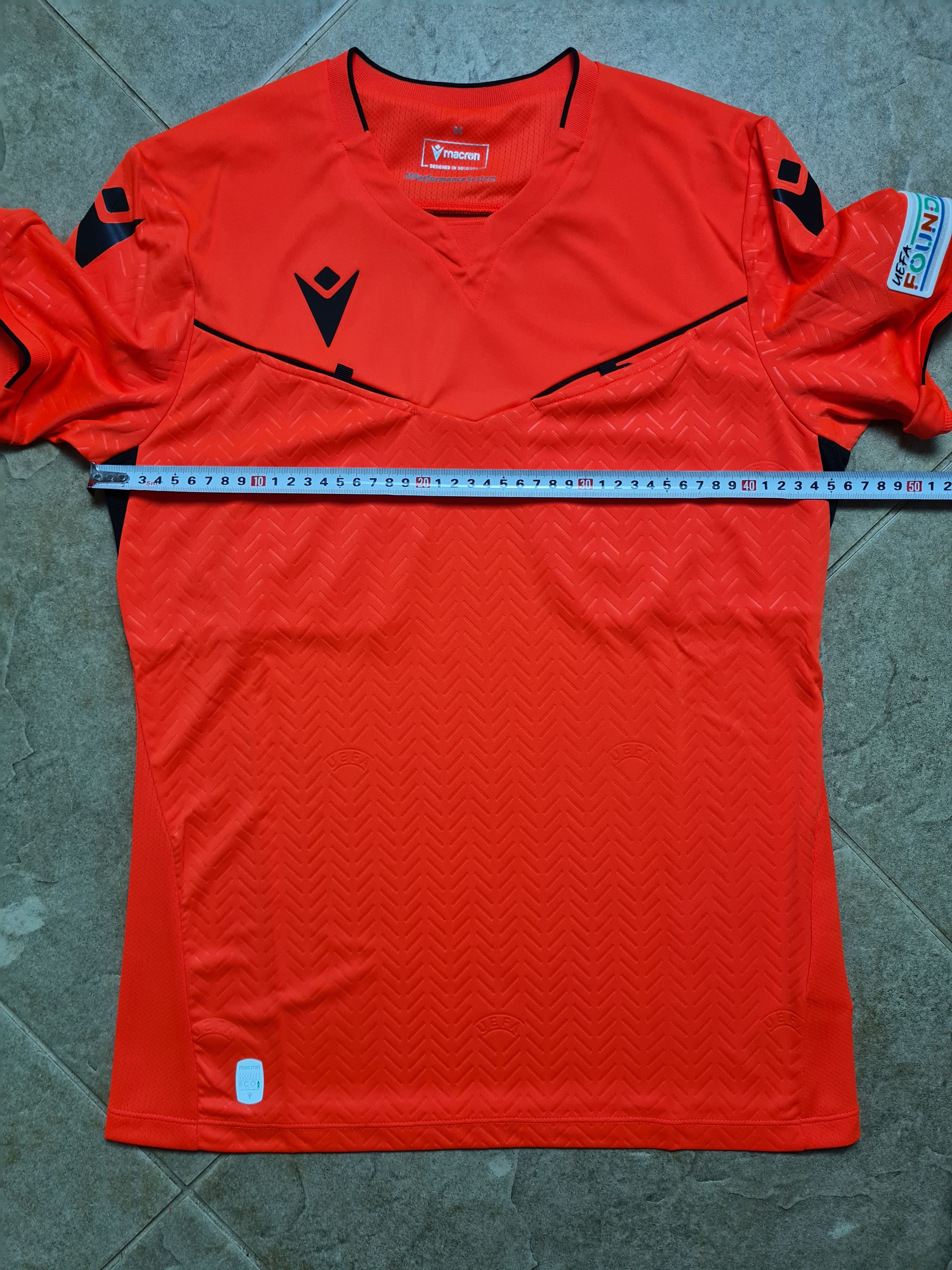Macron Macron UEFA EURO 2024 Referee Shirt Neon Red Ponnet Eco Size US M / EU 48-50 / 2 - 5 Thumbnail