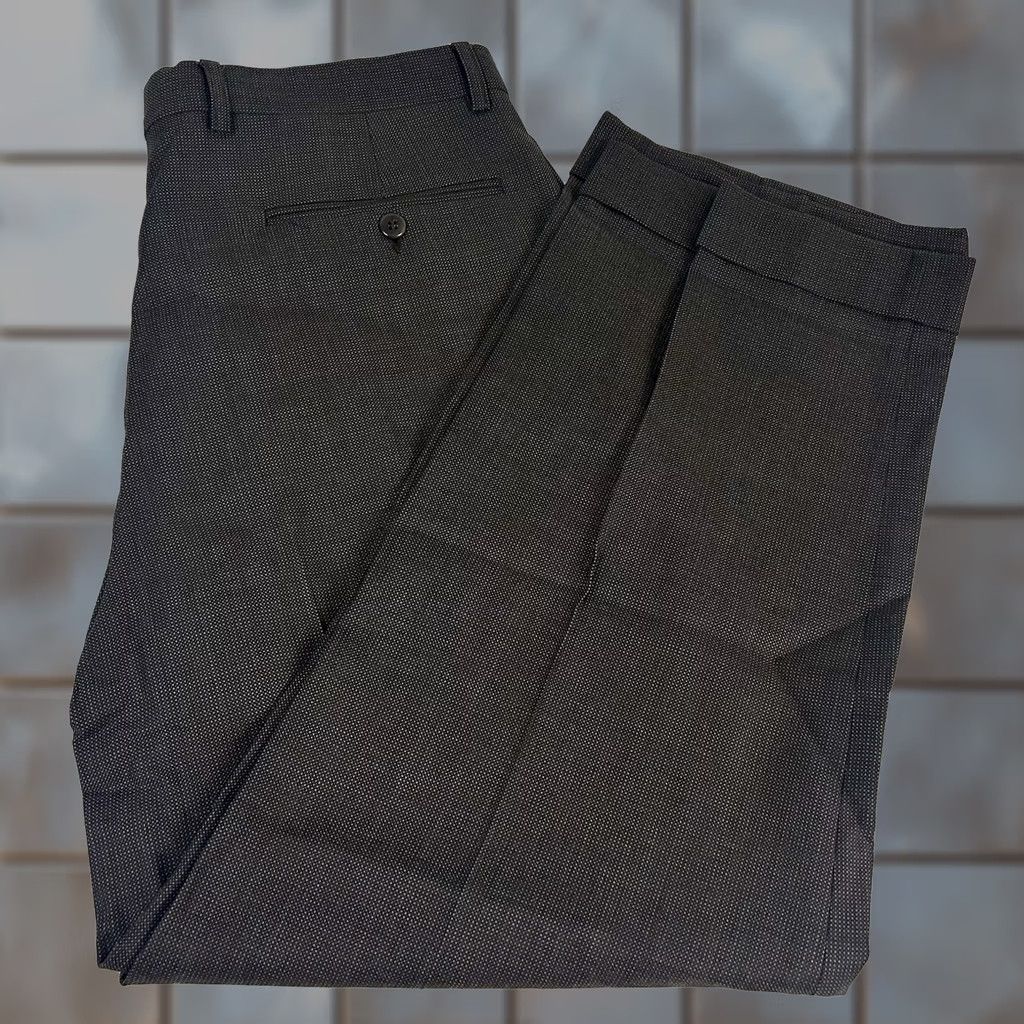 Zanella Zanella 34 x 27 Bennett Dress Pants 100% Wool Pleated Brown Nailhead Italy Pants Mens Regular 34 Brown Wool Dress Pants Italy Mens Size US 34 / EU 50 - 1 Thumbnail