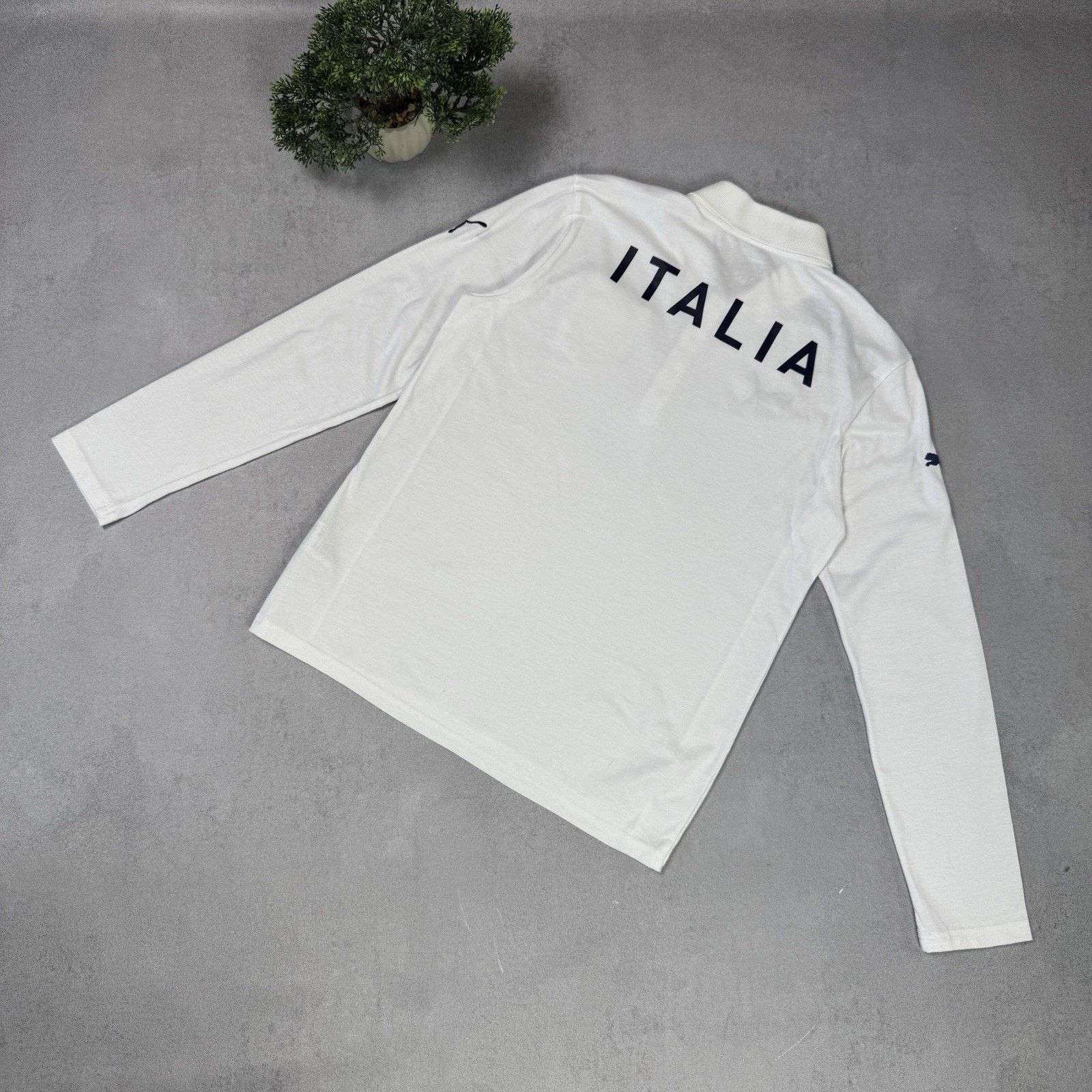 Puma ITALY FOOTBALL TRAINING TOP JERSEY PUMA SIZE S White Size US S / EU 44-46 / 1 - 10 Thumbnail