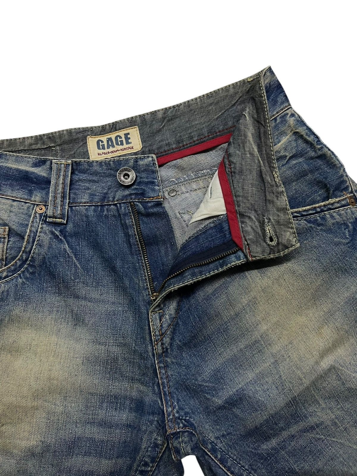 Tommy Hilfiger Baggy Vintage Tommy Hilfiger Denim Gage - Faded Mud Wash Size US 31 - 9 Thumbnail