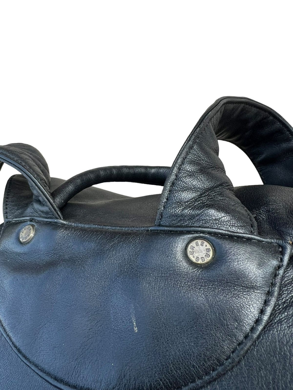 BREE Vintage BREE All Black Leather Backpack Size ONE SIZE - 12 Thumbnail