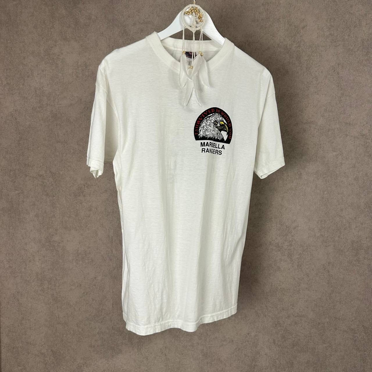 Vintage Vintage Marbella Ranger tee Moto T-shirts Big Logo Eagle Size US L / EU 52-54 / 3 - 2 Thumbnail