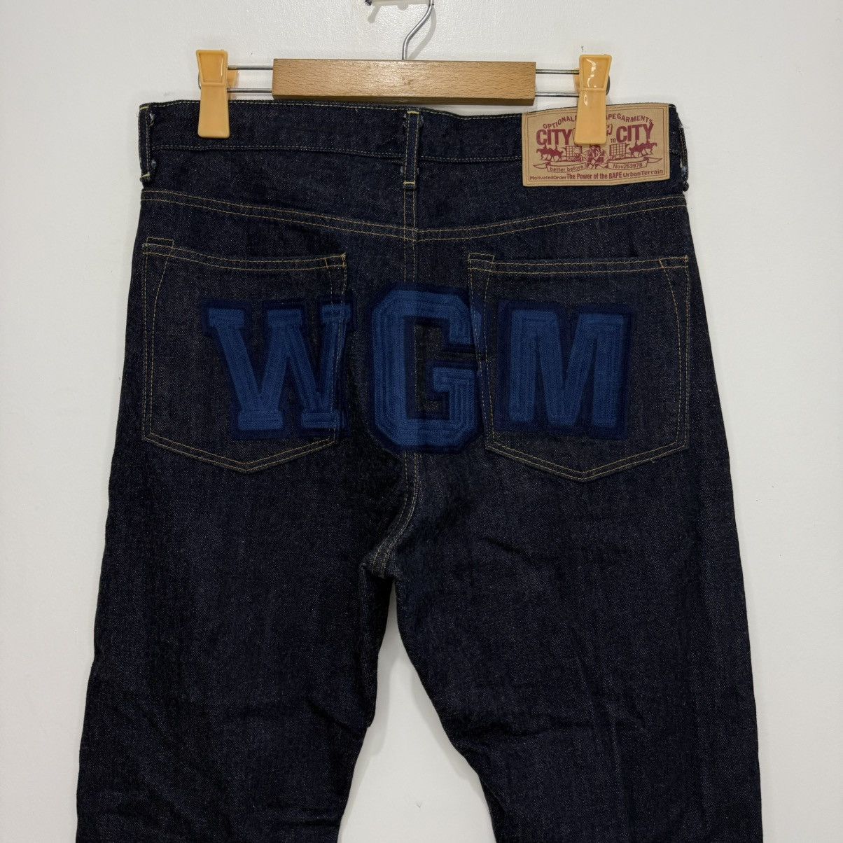 Bape Bape WGM Shark Denim Jeans Size US 32 / EU 48 - 3 Thumbnail
