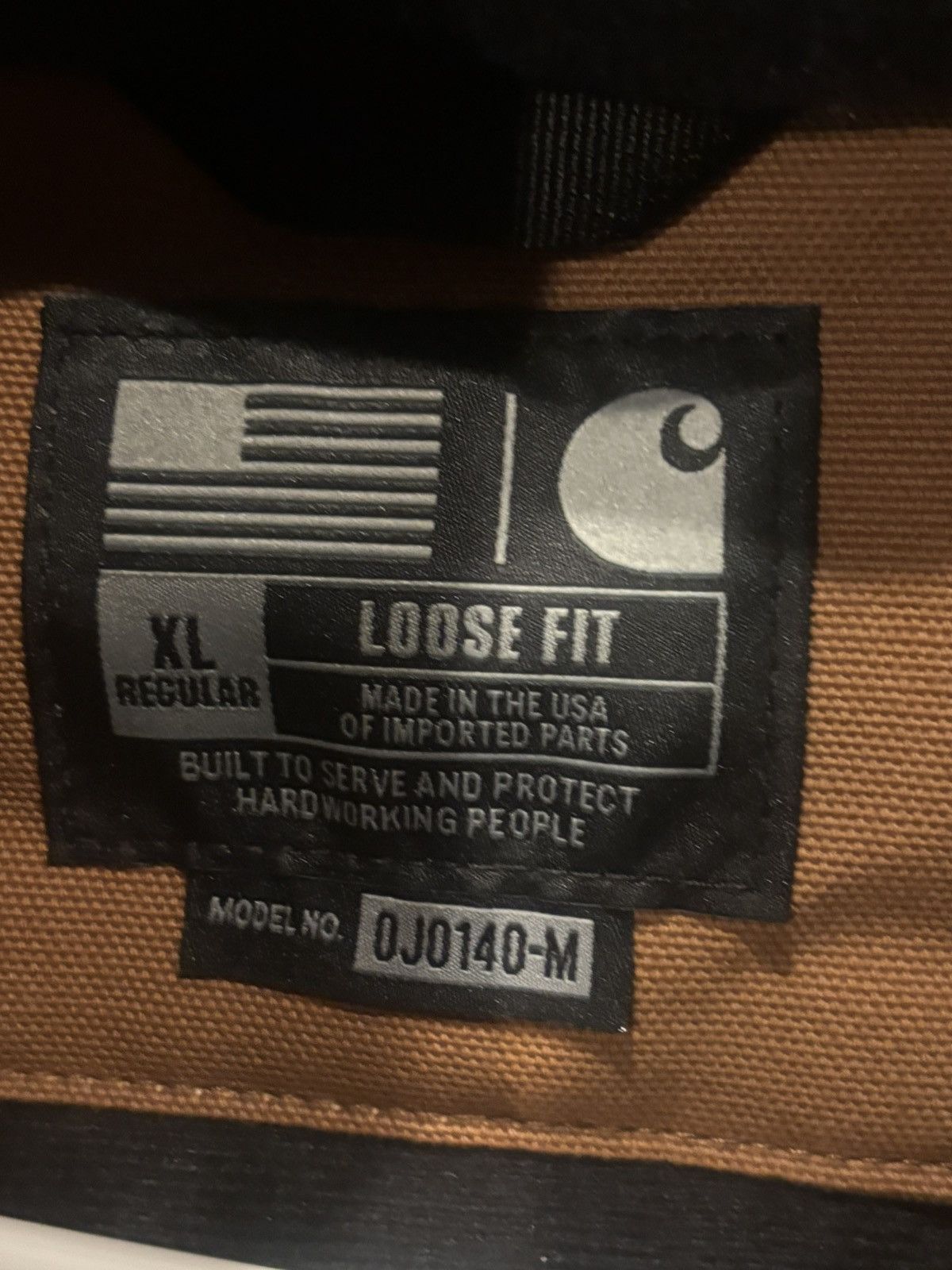 Carhartt Carhartt J140 Loose Fit Active Jacket Brown XL Made in USA Size US XL / EU 56 / 4 - 3 Thumbnail