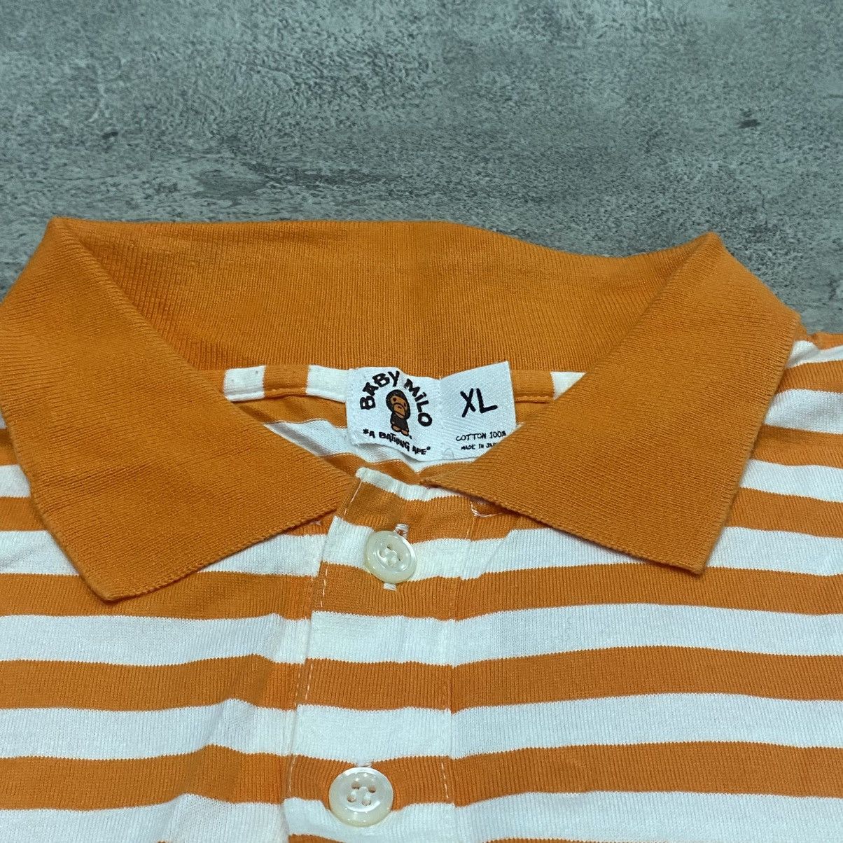 Bape Baby Milo One Point Polo Shirt Size US XL / EU 56 / 4 - 3 Thumbnail