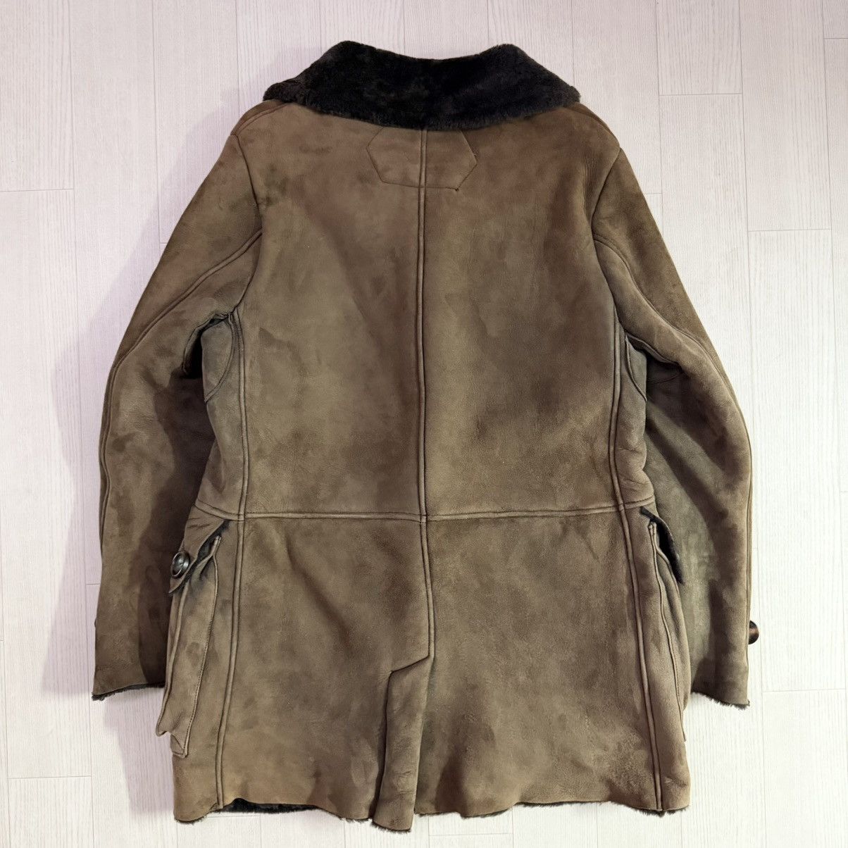 Needles Needles Shearling Coat Sheepskin Suede Size US S / EU 44-46 / 1 - 5 Thumbnail