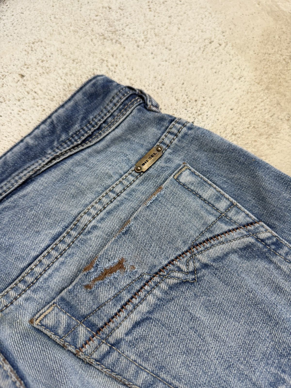 Diesel Distressed Diesel Industry IAKOP Slim Unisex Denim Pants Size US 30 / EU 46 - 14 Thumbnail