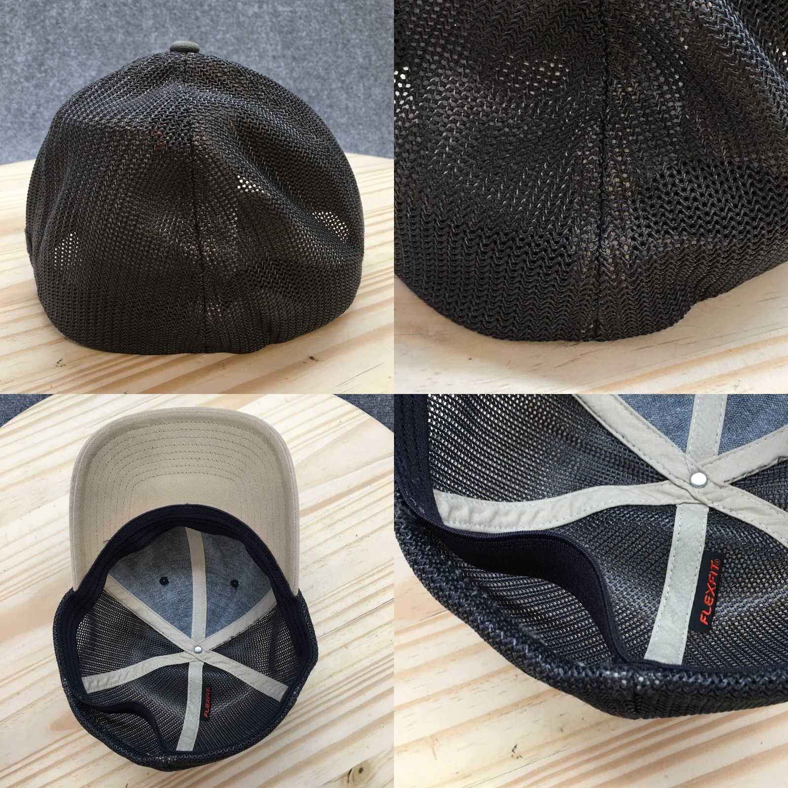 Vintage Columbia Tree Flag Flexfit Trucker Hat Men Gray OS Curved Brim Embroidered Logo Size ONE SIZE - 8 Thumbnail