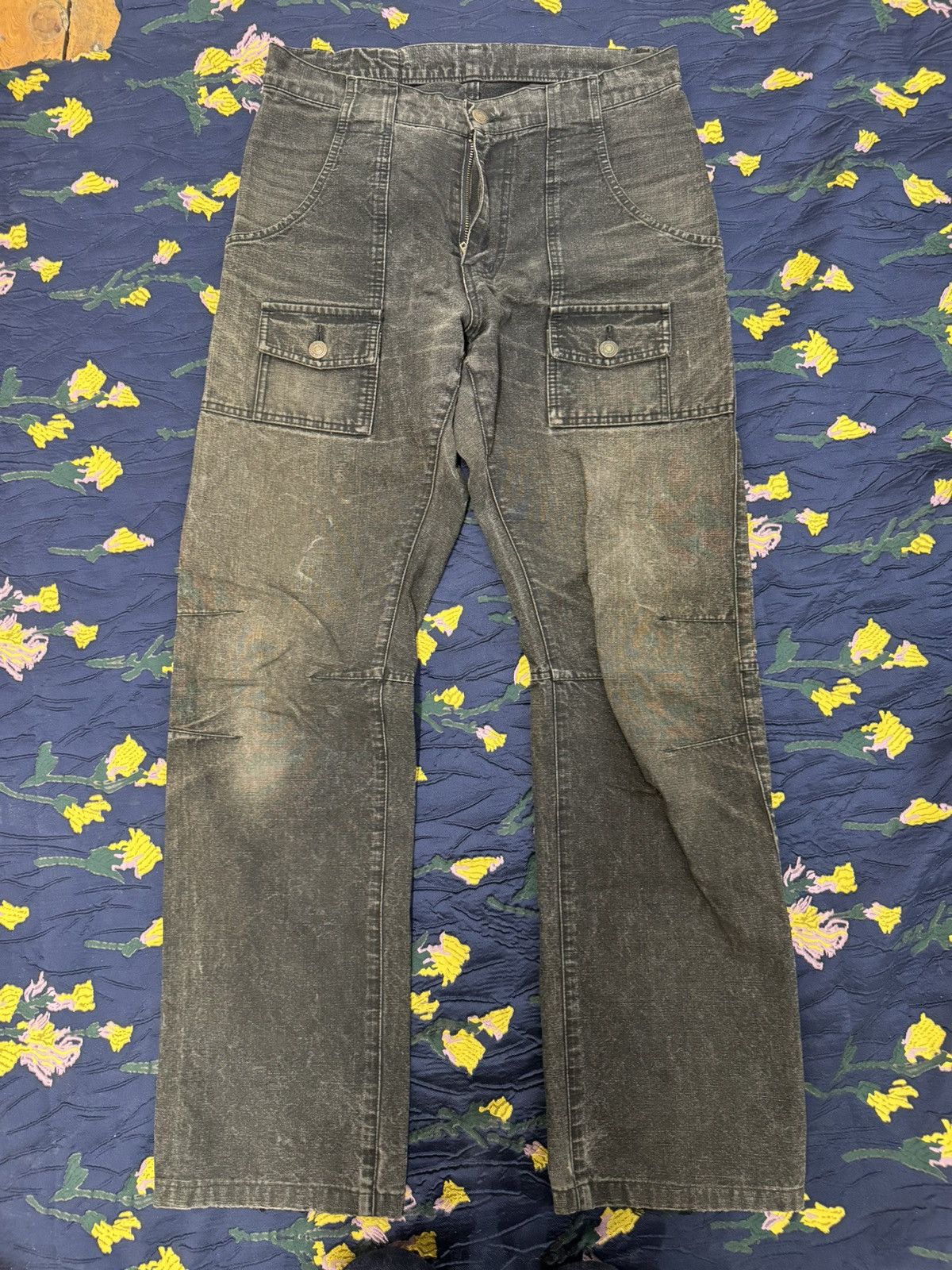 Tete Homme Issey miyake Tete homme 32 medium flared jungle cargo pants Size US 32 / EU 48 - 1 Thumbnail