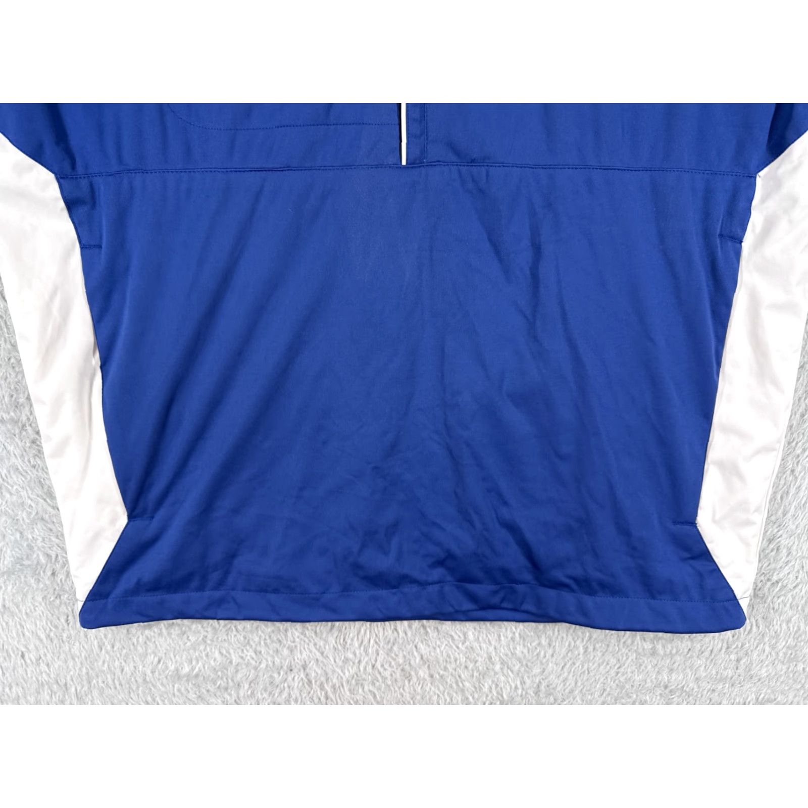 Vintage Antigua Mens Sweater Pullover 1/4 Zip Blue White Lightweight Mock Neck Long Sleeve Regular Size L Casual Golf Size US L / EU 52-54 / 3 - 5 Thumbnail
