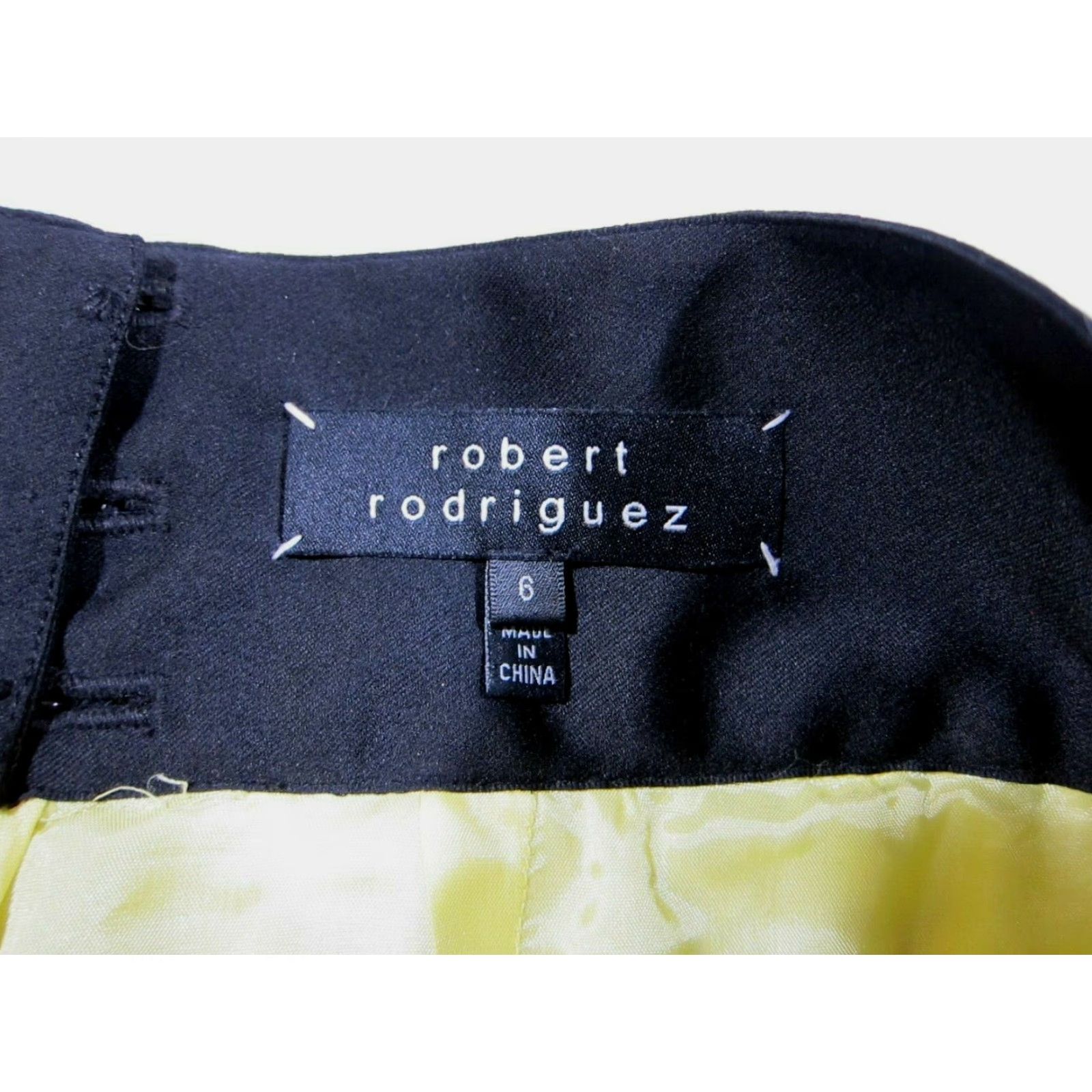 Robert Rodriguez Robert Rodriguez Mini Sequin Cocktail Skirt Women Size 6 Yellow Silver Black 100% Polyester Size 28" / US 6 / IT 42 - 4 Thumbnail