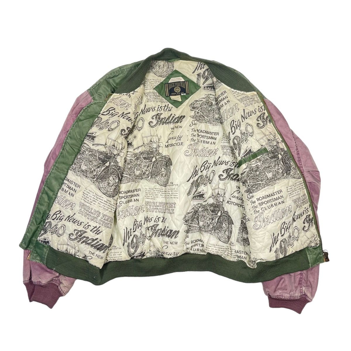 Vintage Vintage 1980s Backfire Embroidered Back Hit Nylon Bomber Size US L / EU 52-54 / 3 - 8 Thumbnail