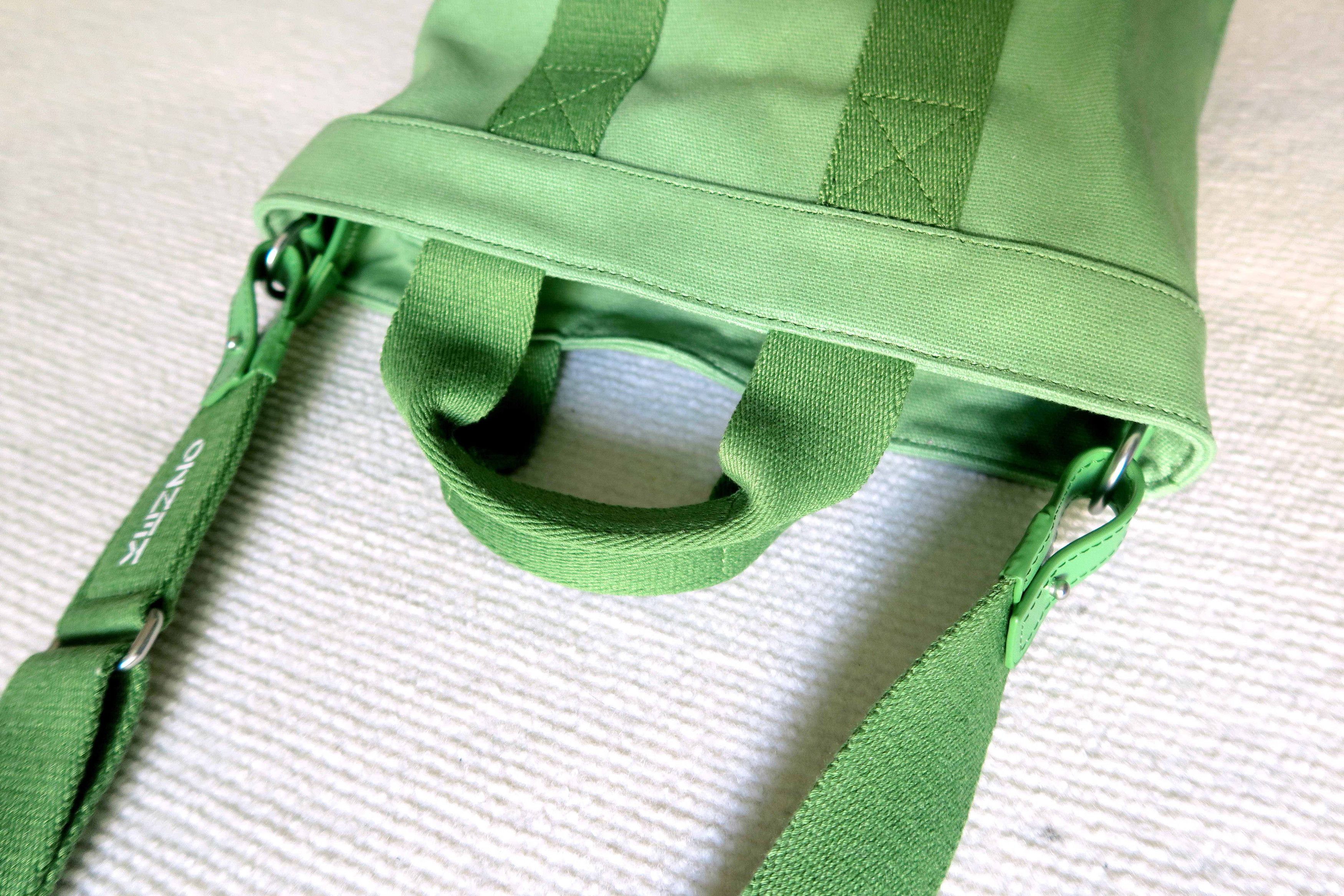 Kenzo KENZO Logo Green Cotton Canvas Top Handle Ccrossbody Bag Size ONE SIZE - 6 Thumbnail