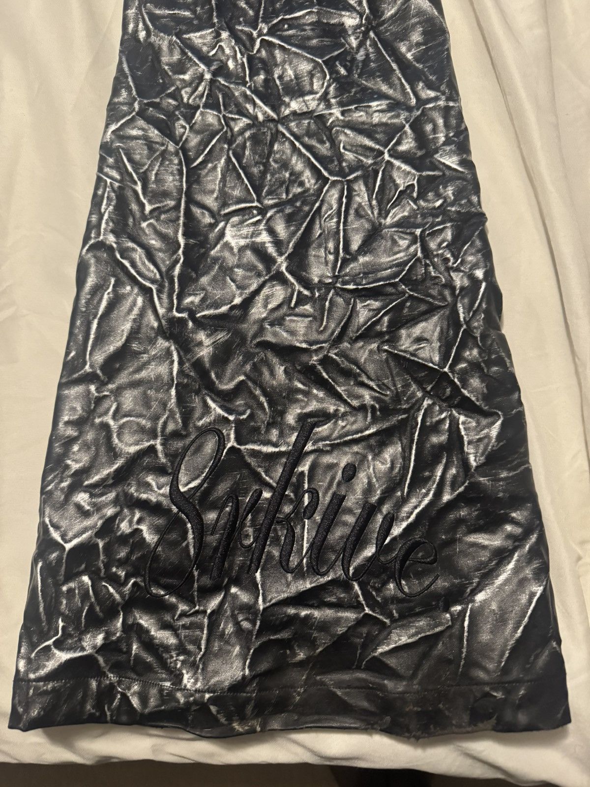 Japanese Brand 8rkive Black Silver Flare Denim Size US 36 / EU 52 - 6 Thumbnail