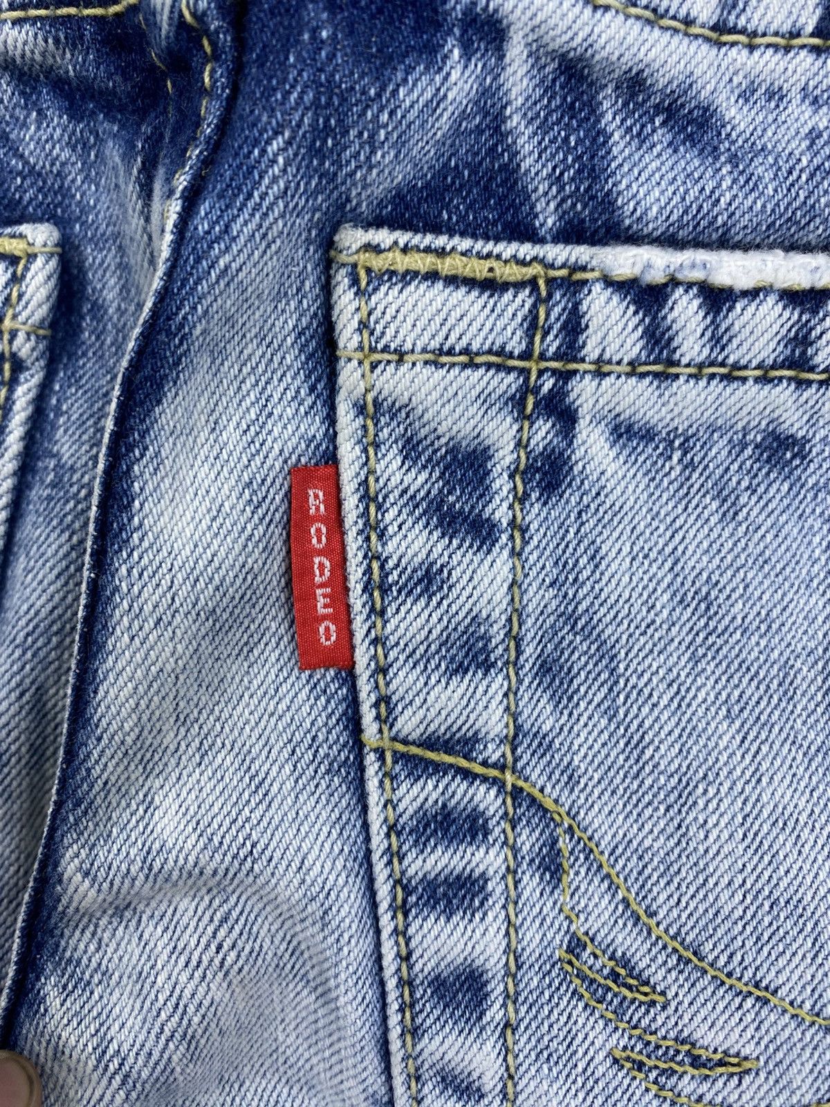 If Six Was Nine × Japanese Brand × Vintage Vintage Rodeo Crown Wash Blue Jeans Pants Size US 31 - 14 Thumbnail