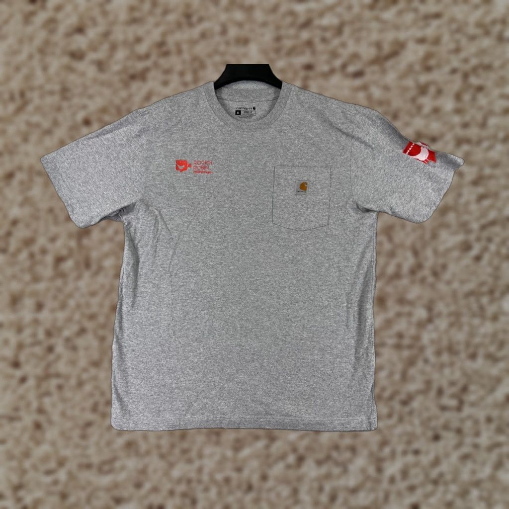 Carhartt Carhartt Shirt Men Medium Gray Cotton Blend Pocket Workwear Crew Neck Short Sleeve T-Shirt Size US M / EU 48-50 / 2 - 1 Thumbnail