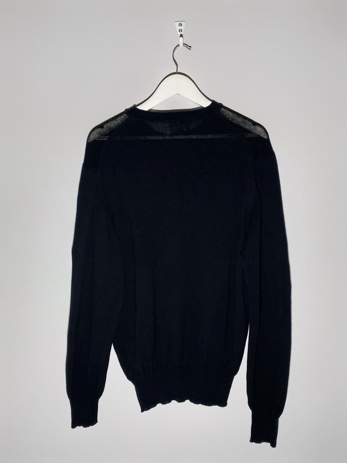 Vivienne Westwood Vivienne Westwood Iconic Logo Black Knitwear Sweatshirt Size US L / EU 52-54 / 3 - 3 Thumbnail