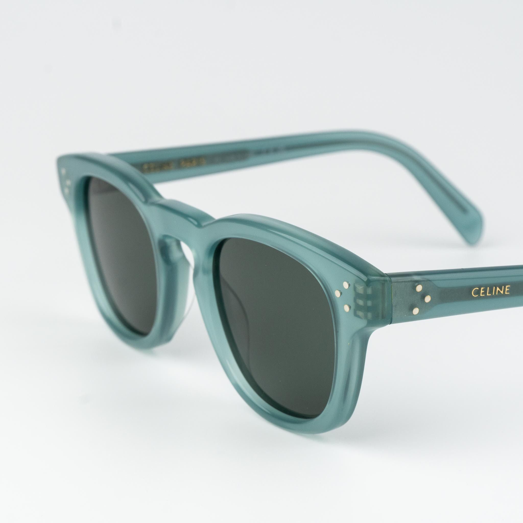 Celine Women Sunglasses Lime Green Transparent Square CL40233I 3 DOTS 93N NEW CELINE NEW CELINE CL40276U 93N SHINY LIGHT GREEN WOMEN  main image 3