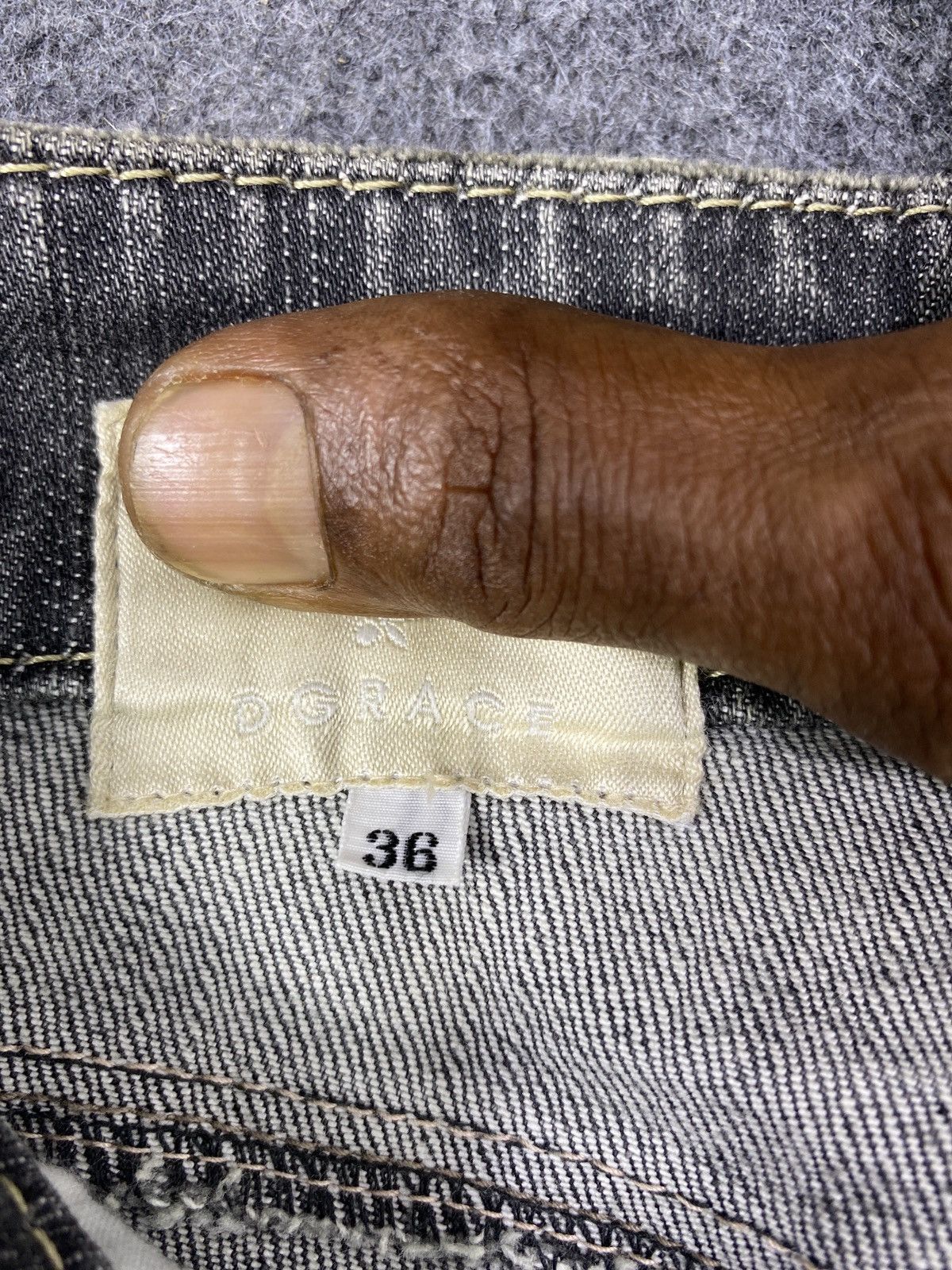 Japanese Brand × Jean D Grace Grey Wash Jeans - J1092 Size 28" / US 6 / IT 42 - 10 Thumbnail
