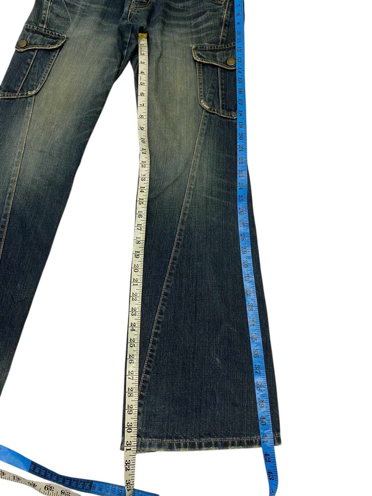 Lee Vintage Lee flare spinal twist jeans Size US 35 - 8 Thumbnail