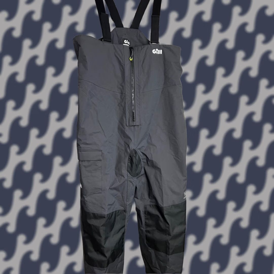 Vintage GILL OS32T Salopettes Bib Trousers Mens XL Coastal Waterproof Graphite Size US 36 / EU 52 - 1 Thumbnail