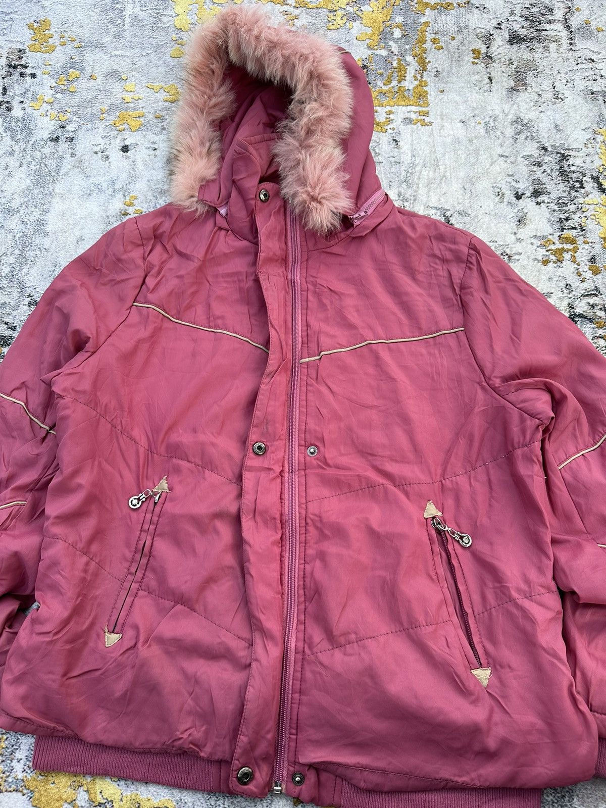 If Six Was Nine × Japanese Brand × Le Grande Bleu (L.G.B.) WINTER SESSION IFSIX LGB STYLE 168 DOWN PUFFER FUR JACKET Size L / US 10 / IT 46 - 5 Thumbnail