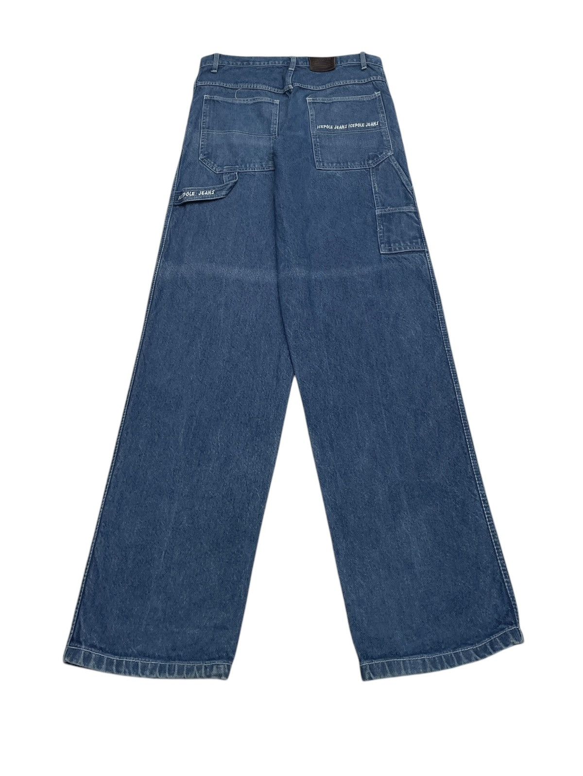 Japanese Brand × Vintage Rare Design Vintage Brand Ice Pole Rapper Baggy Jeans 1990s Size US 39 - 2 Thumbnail