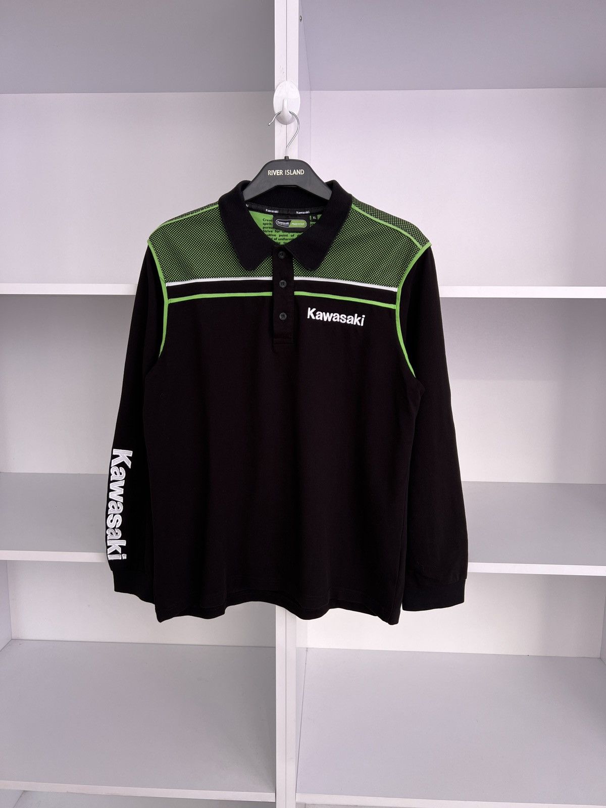 Vintage Vintage Kawasaki Racing Team Long Sleeve T-Shirt Size US L / EU 52-54 / 3 - 2 Thumbnail