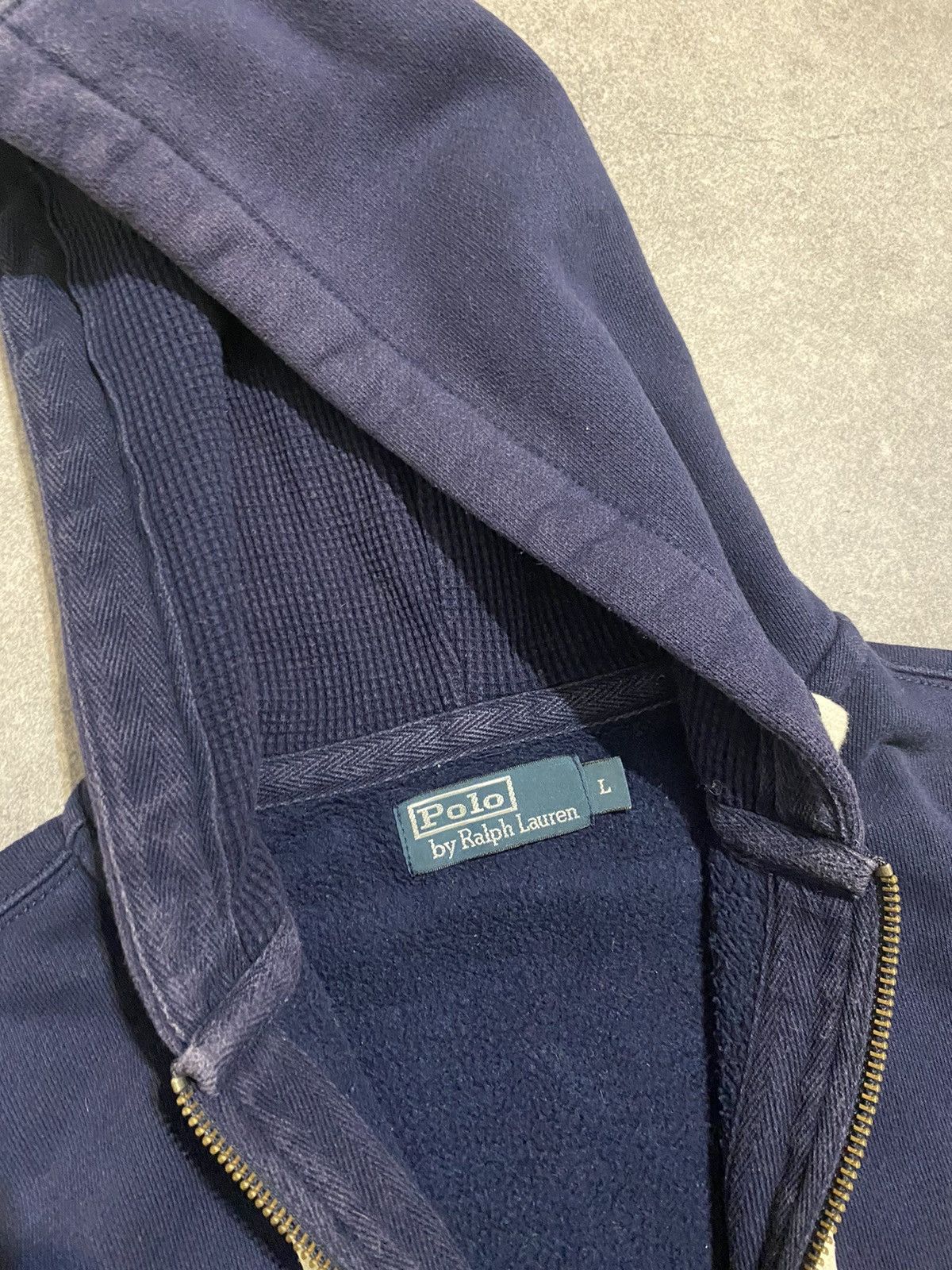 Polo Ralph Lauren × Vintage Vintage Polo Ralph Lauren Zip Hoodie 90s Size US L / EU 52-54 / 3 - 6 Thumbnail