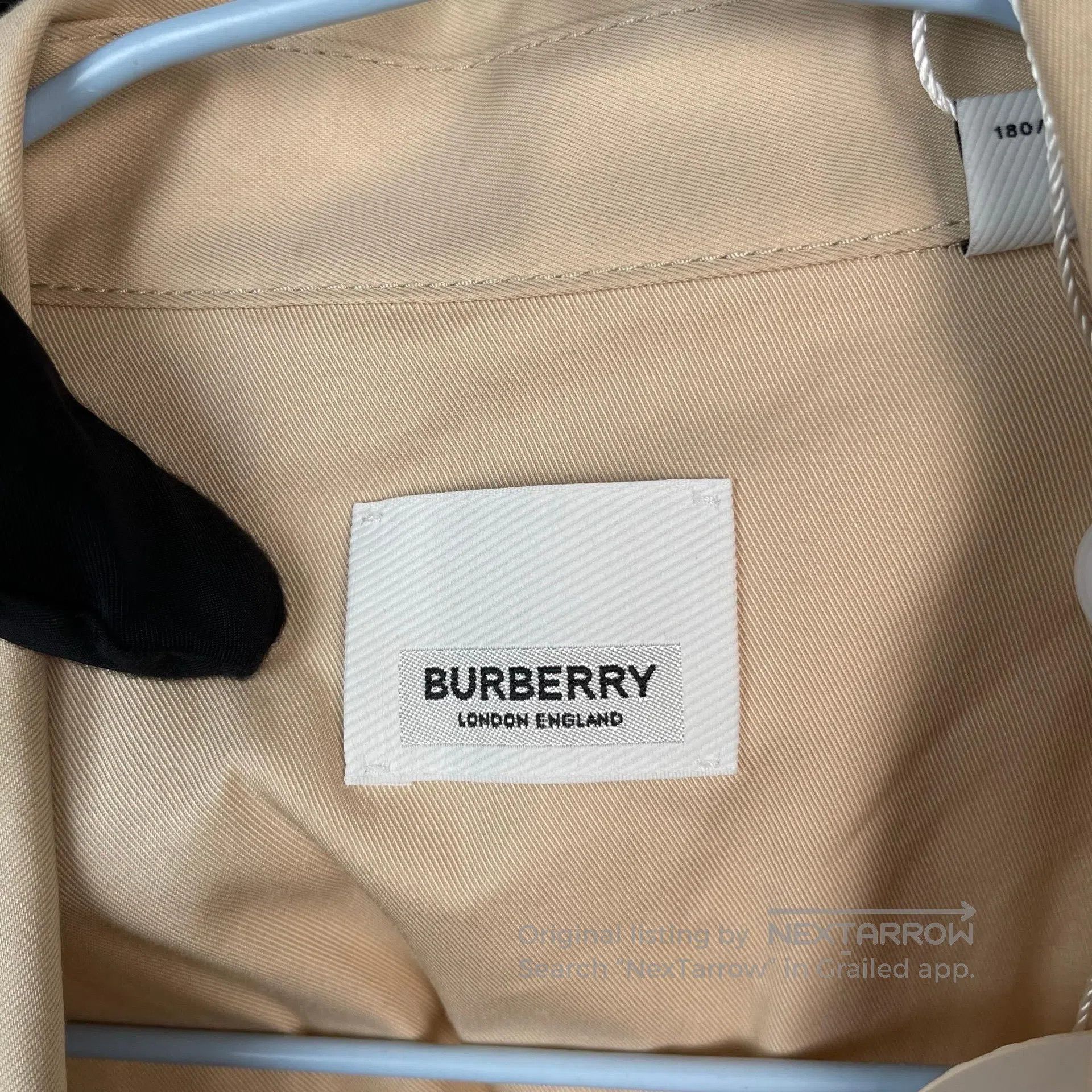Burberry Burberry Khaki Letter Logo Work Shirt| Size US XL / EU 56 / 4 - 5 Thumbnail