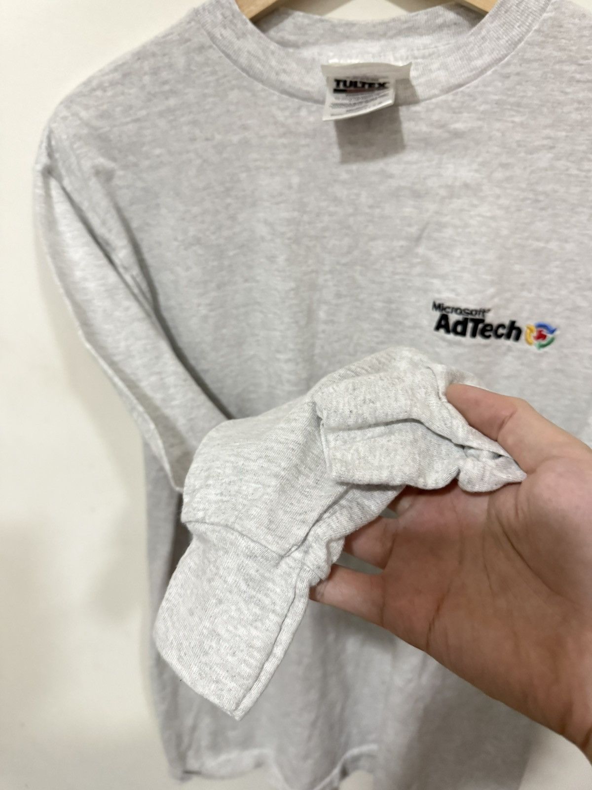 Microsoft × Vintage Vintage 90s Microsoft AdTech Longsleeve Shirt Size US M / EU 48-50 / 2 - 5 Thumbnail
