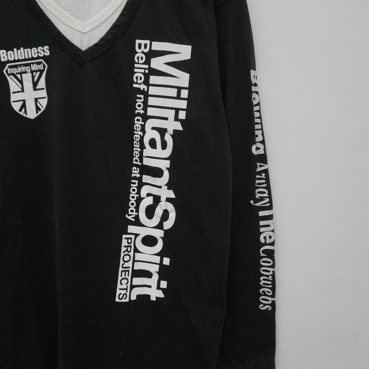 Japanese Brand 90s Double Layer MilitantSpirit Japanese IFSIX LGB STYLE Size US L / EU 52-54 / 3 - 2 Thumbnail