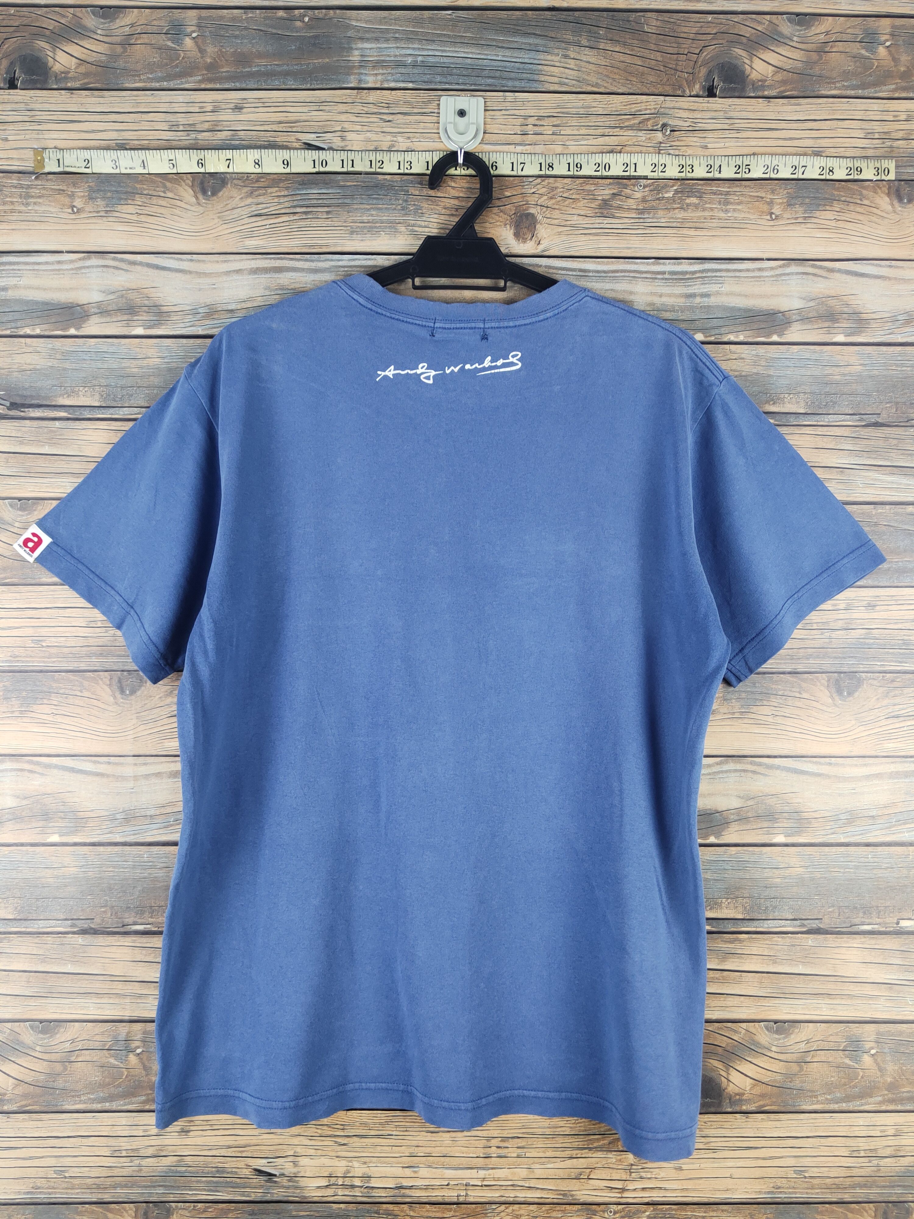 Andy Warhol DL Andy Warhol-Uniqlo Blue Short Sleeve T-shirt #2758 Size US L / EU 52-54 / 3 - 9 Thumbnail