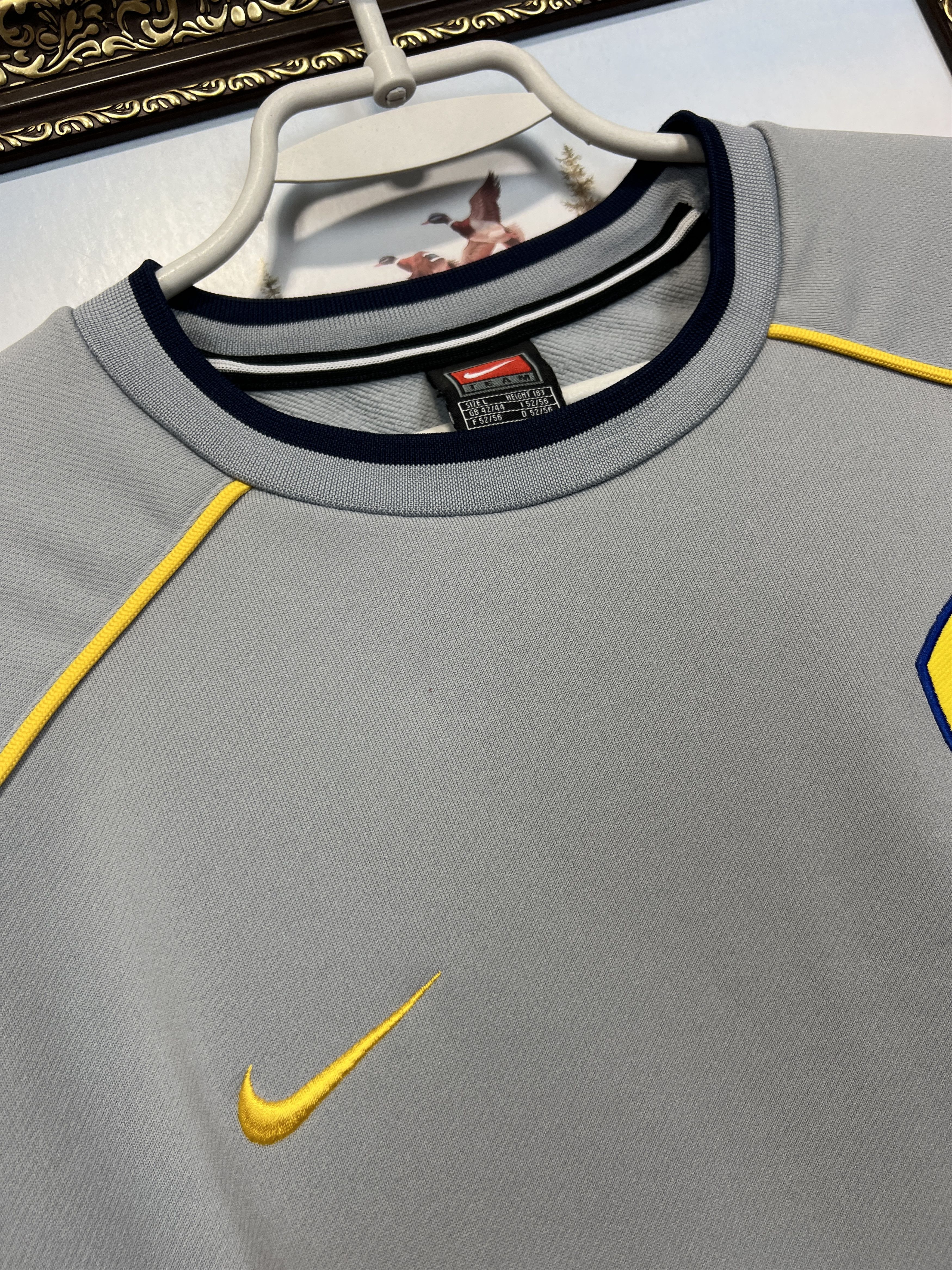 Nike Leeds United Football Train Sweatshirt Soccer Track Top Size US L / EU 52-54 / 3 - 10 Thumbnail