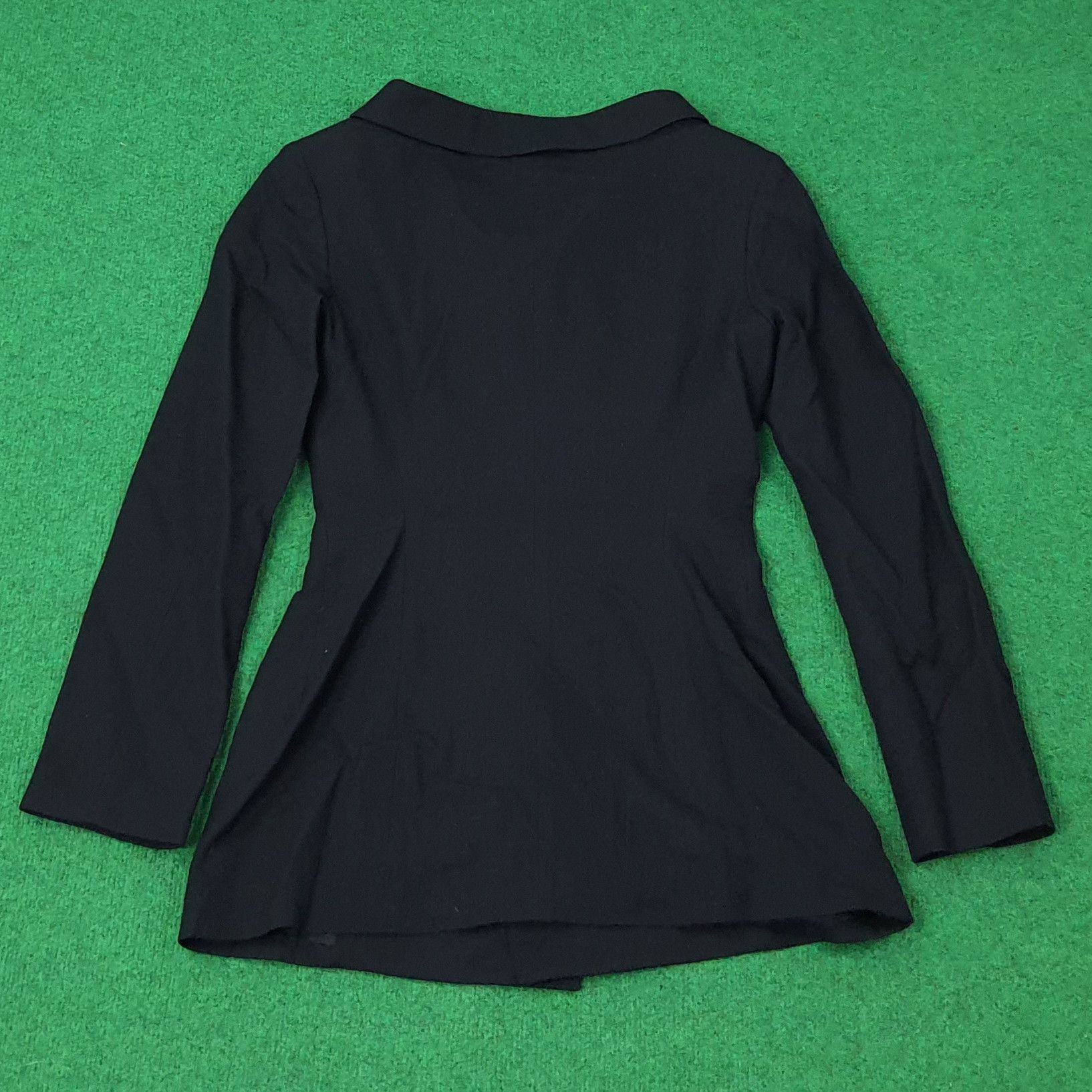 Yohji Yamamoto Vintage Yohji Yamamoto NOIR Black Longline Blazer C268N27 Size XS / US 0-2 / IT 36-38 - 3 Thumbnail