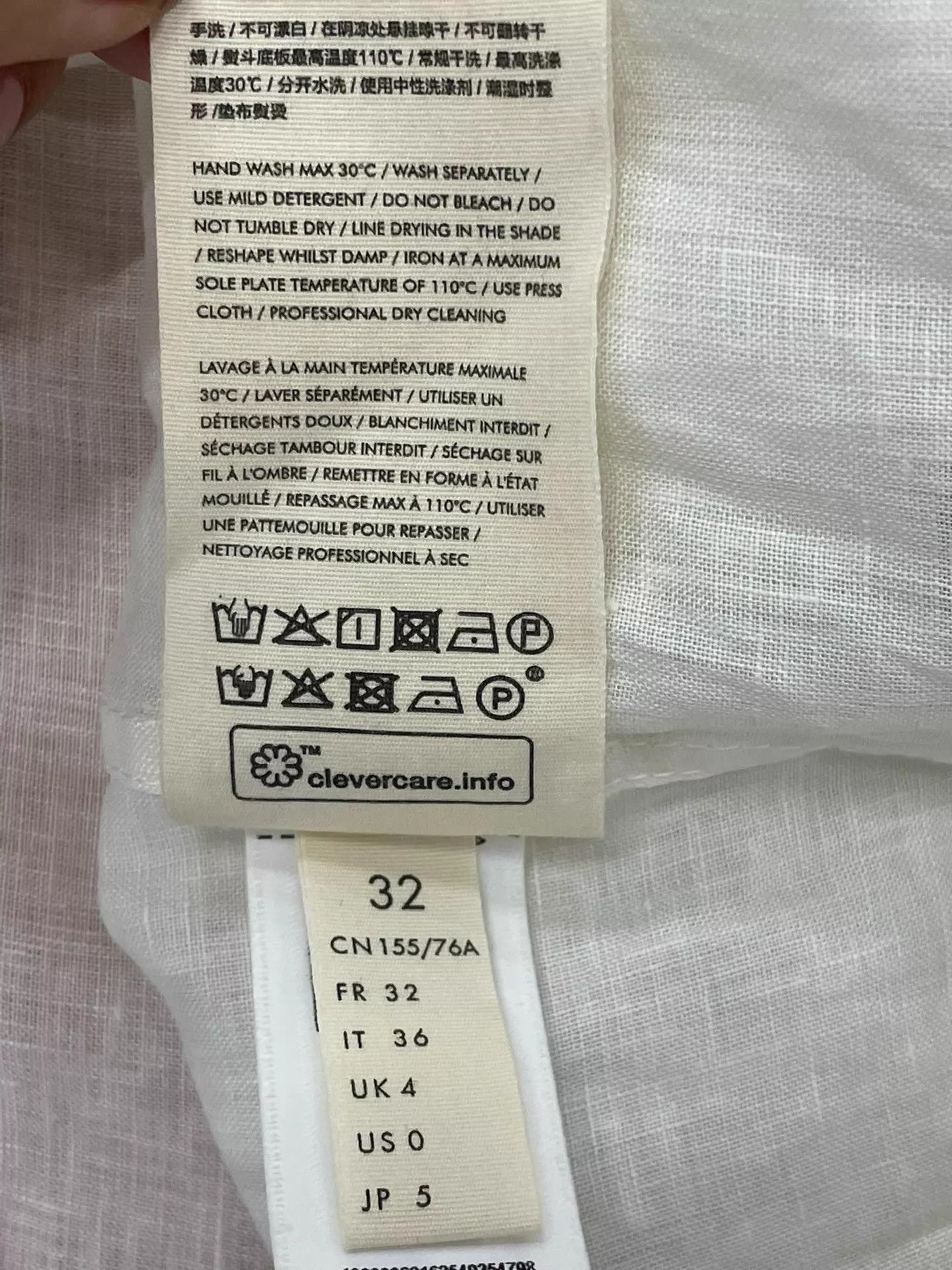 Other ICICLE White Linen Shirt 32 Size XXS / US 00 / IT 34 - 5 Thumbnail