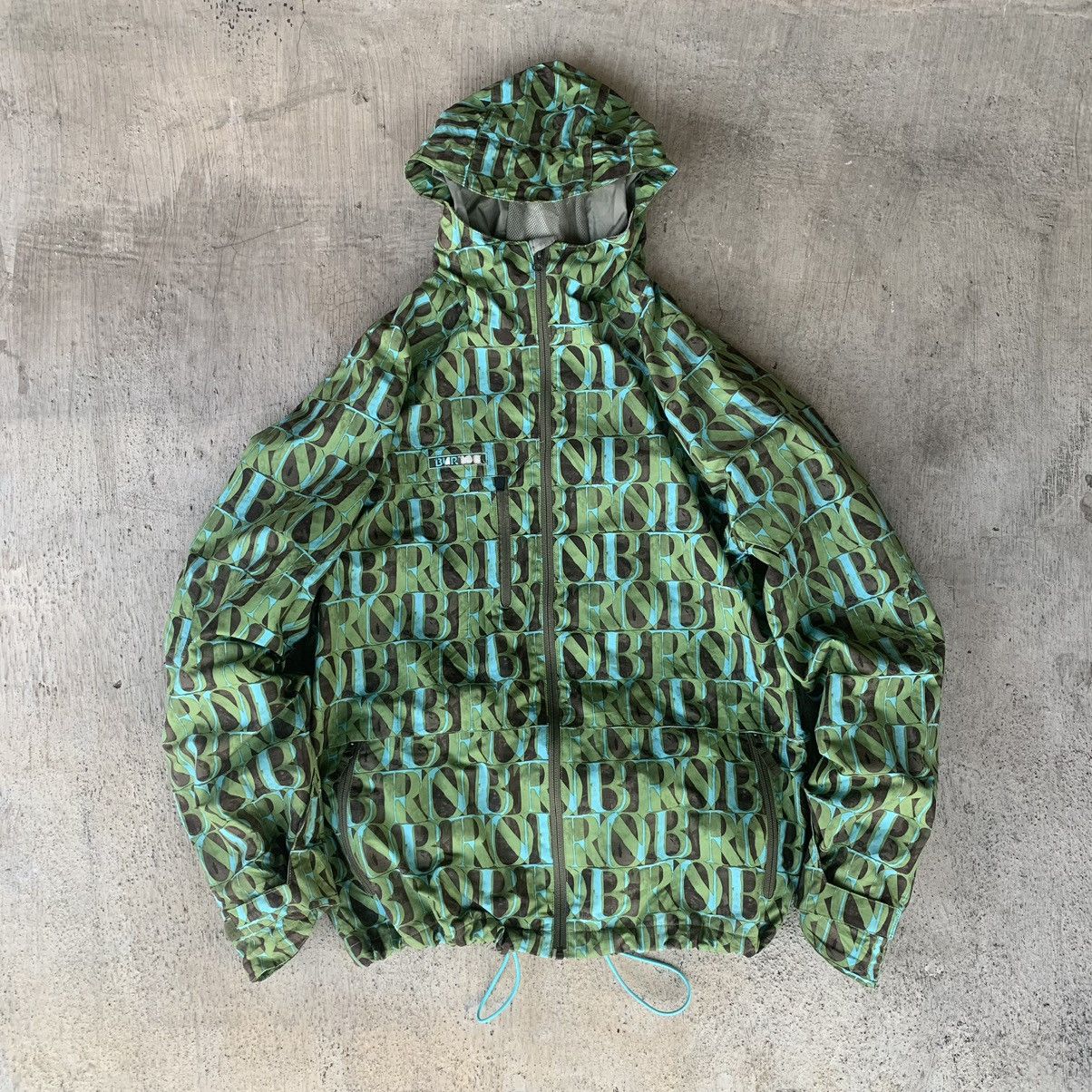 Burton × Vintage Burton full Text over printed outdoor Jacket vintage Size US M / EU 48-50 / 2 - 7 Thumbnail