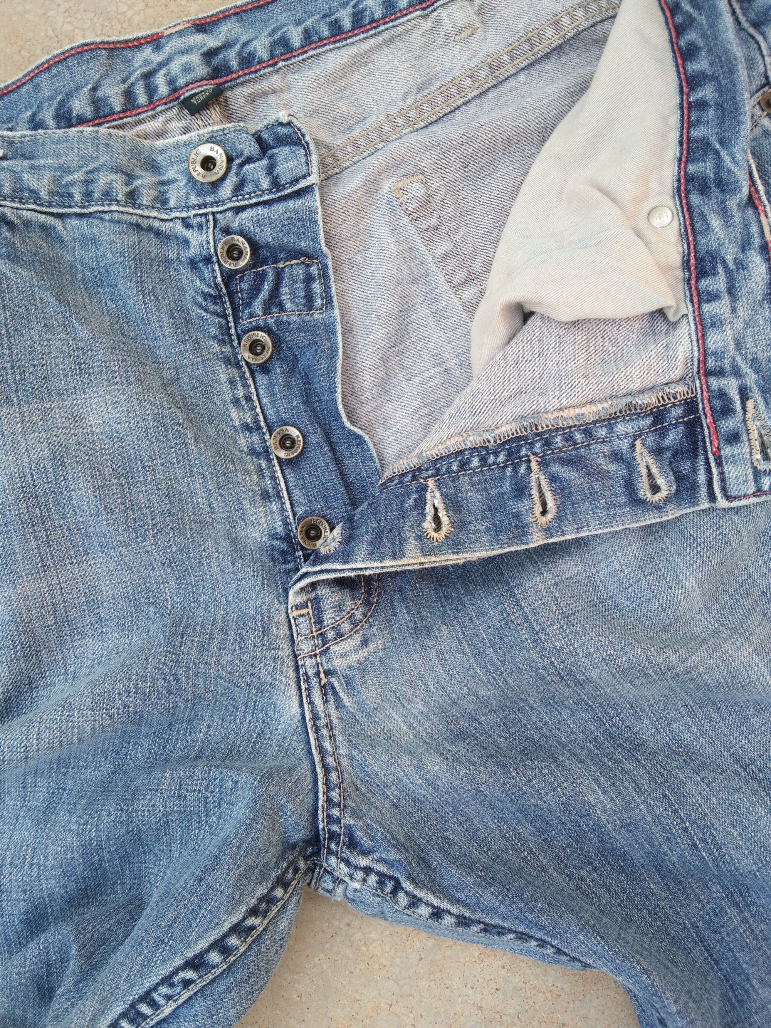Banana Republic × Jean × Vintage Vintage Y2k Relaxed Fit Straight Leg Jeans 38x32 Size US 38 / EU 54 - 5 Thumbnail