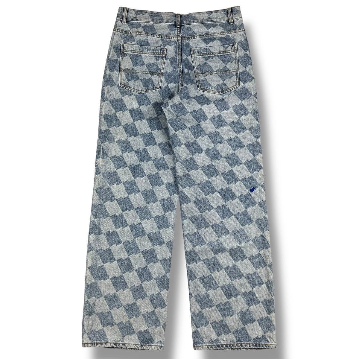 Ader Error Ader Error Checkerboard-print Straight Denim Jeans Size US 32 / EU 48 - 13 Thumbnail