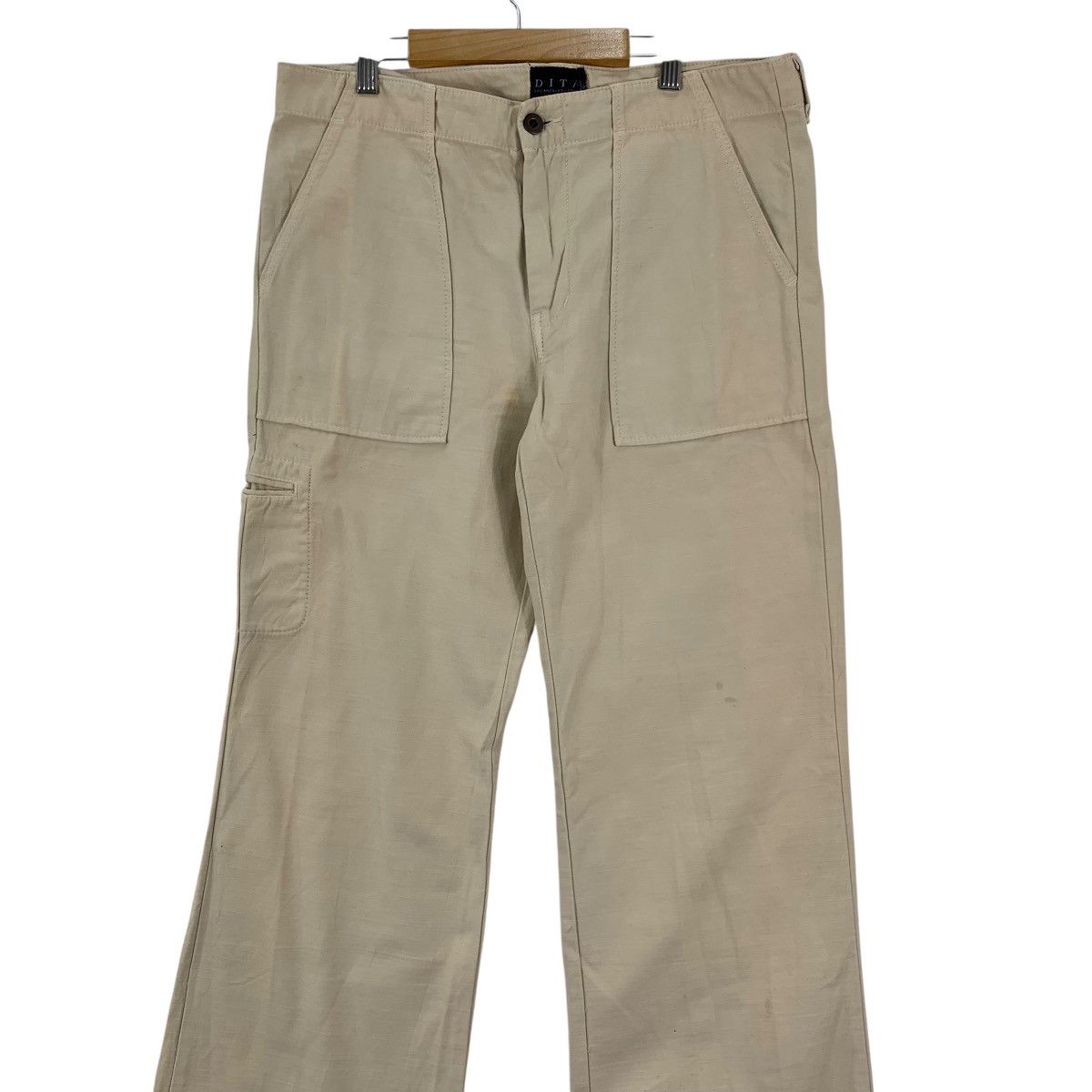 Japanese Brand DITA LOS ANGELES Tokyo JapaneseBrand Straight Cut Bush Pants Size 34" / US 12 / IT 48 - 2 Thumbnail
