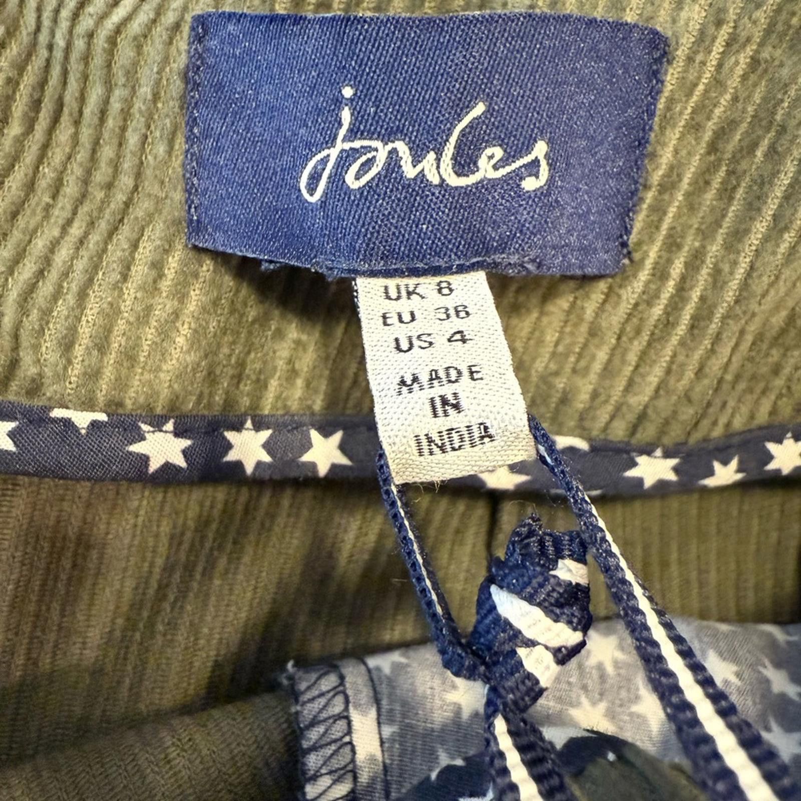 Other Joules army green corduroy mini skirt pockets SZ 4 Size 27" / US 4 / IT 40 - 6 Thumbnail